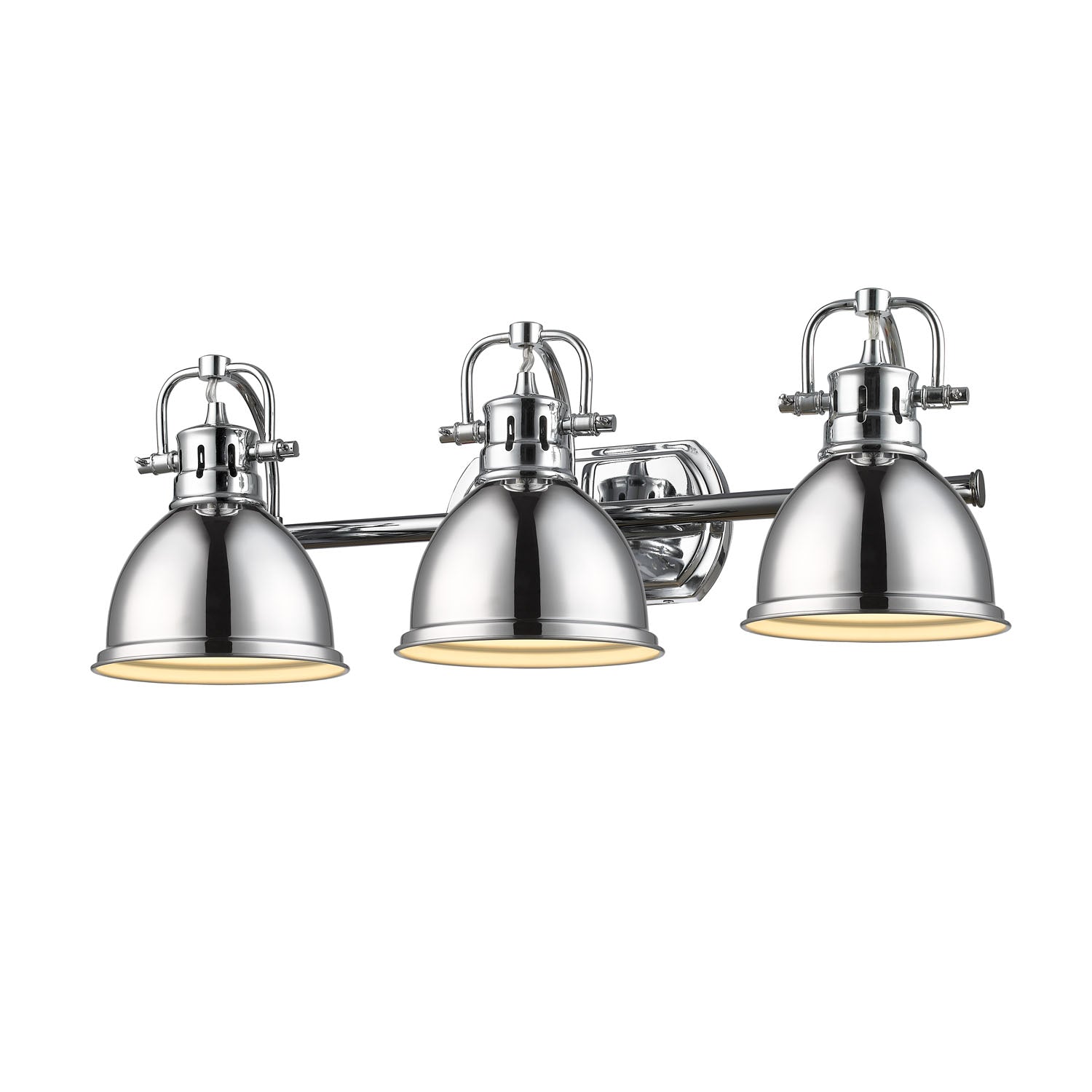 Yep by Golden Lighting Duncan 3-light Vanity in Chrome - - Golden Lighting