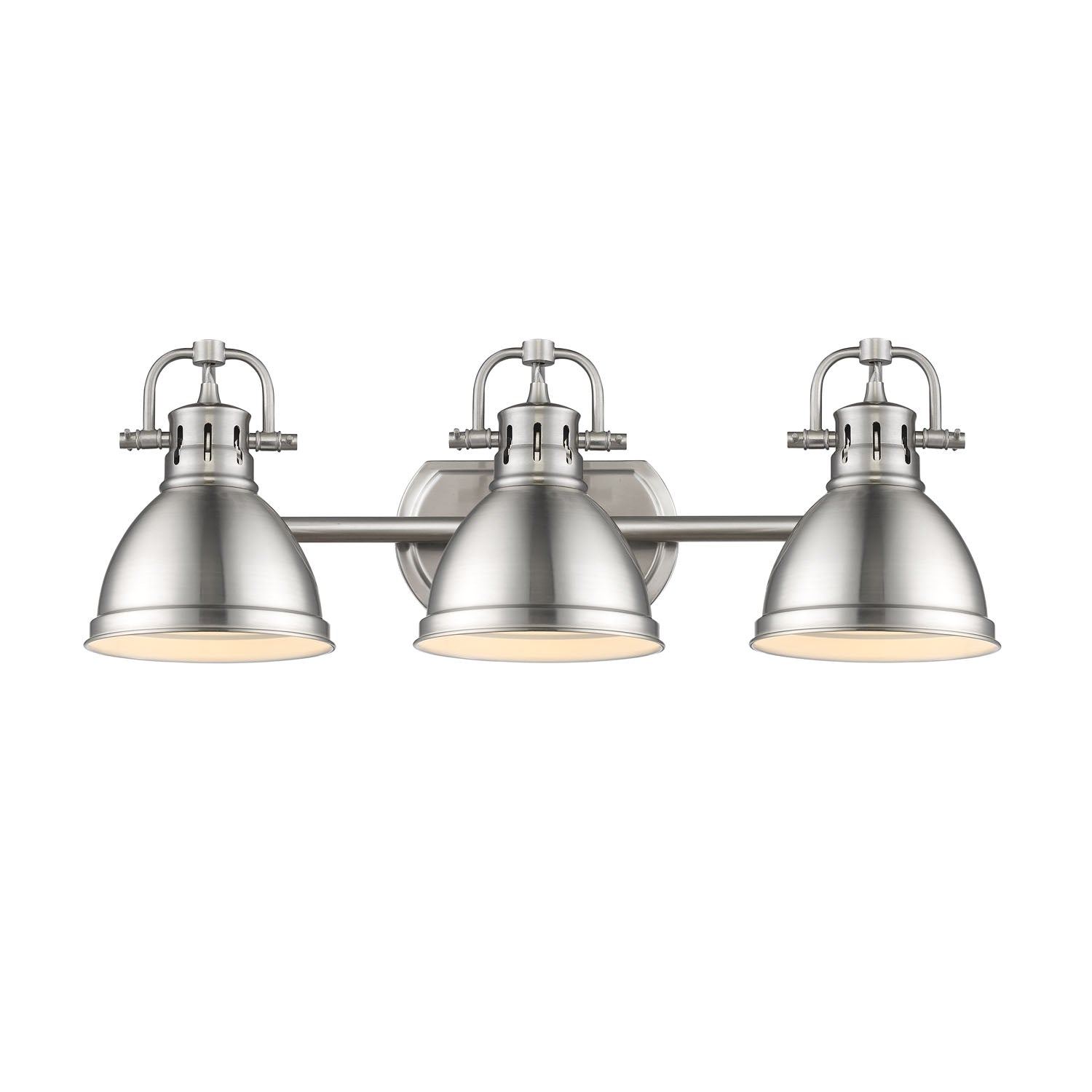 Yep by Golden Lighting Duncan 3-light Vanity in Pewter - - Golden Lighting