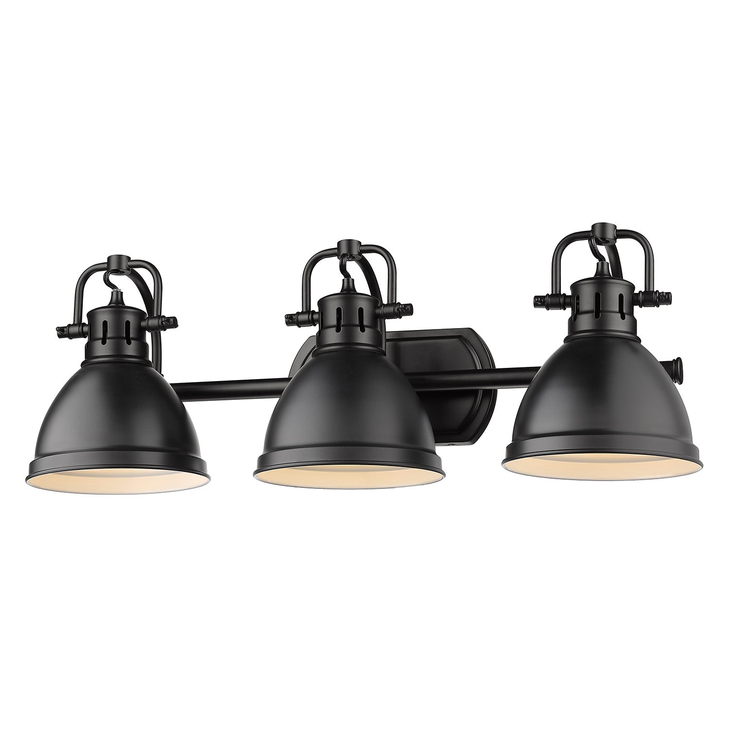 Yep by Golden Lighting Duncan 3-light Vanity in Matte Black