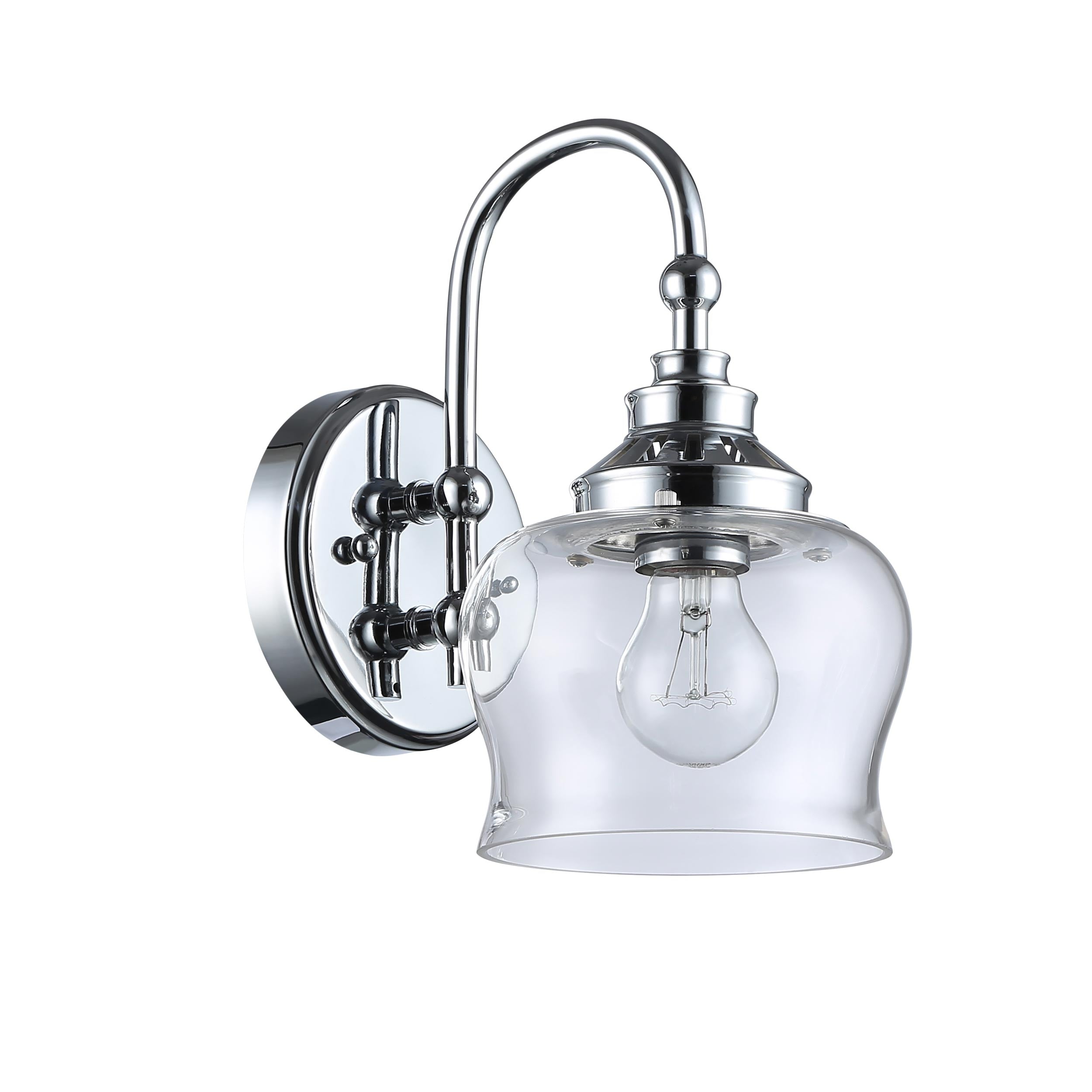 Daphne 1-light Wall Sconce in Chrome