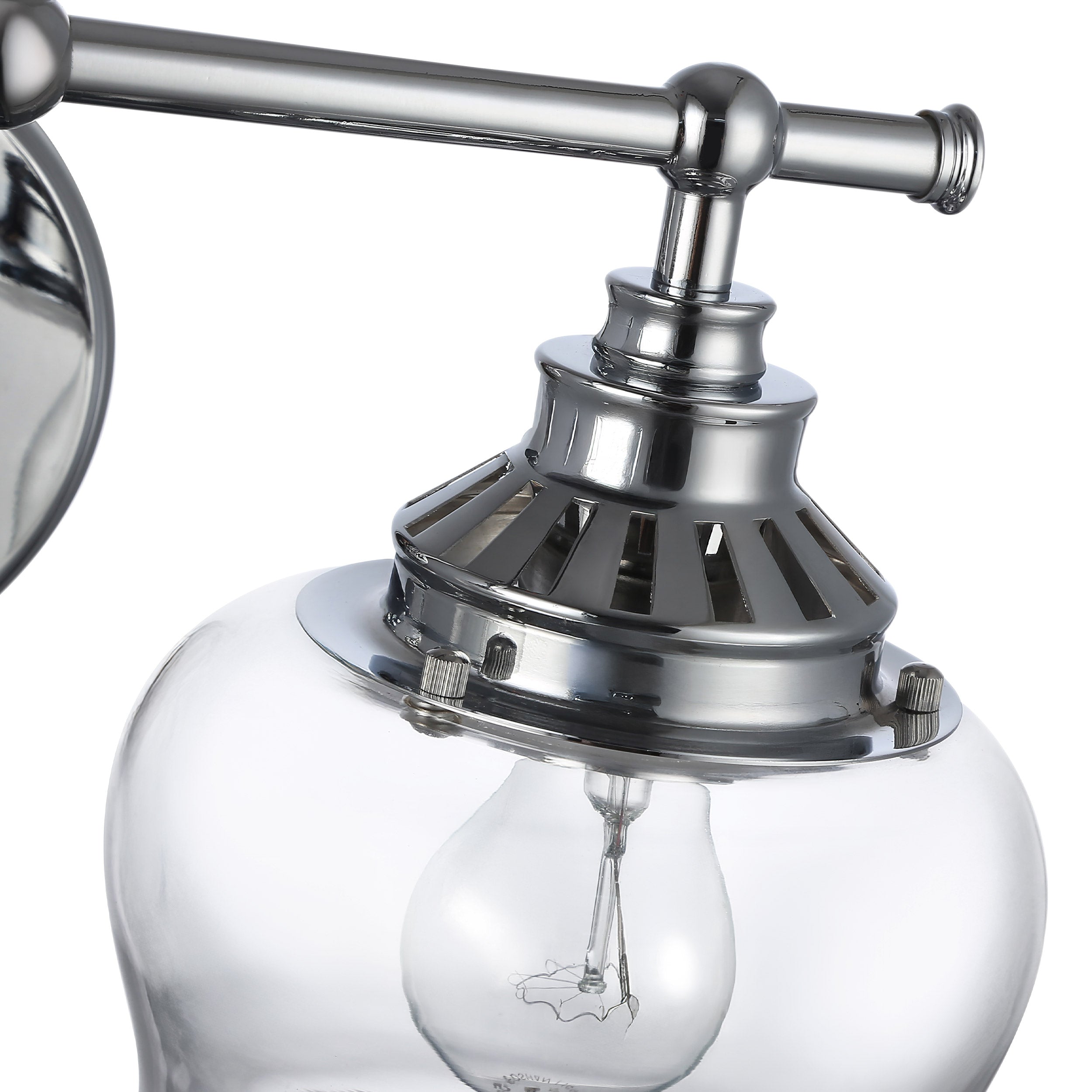 Wry Lighting Daphne 2-light Vanity in Chrome - Default Title - Golden Lighting