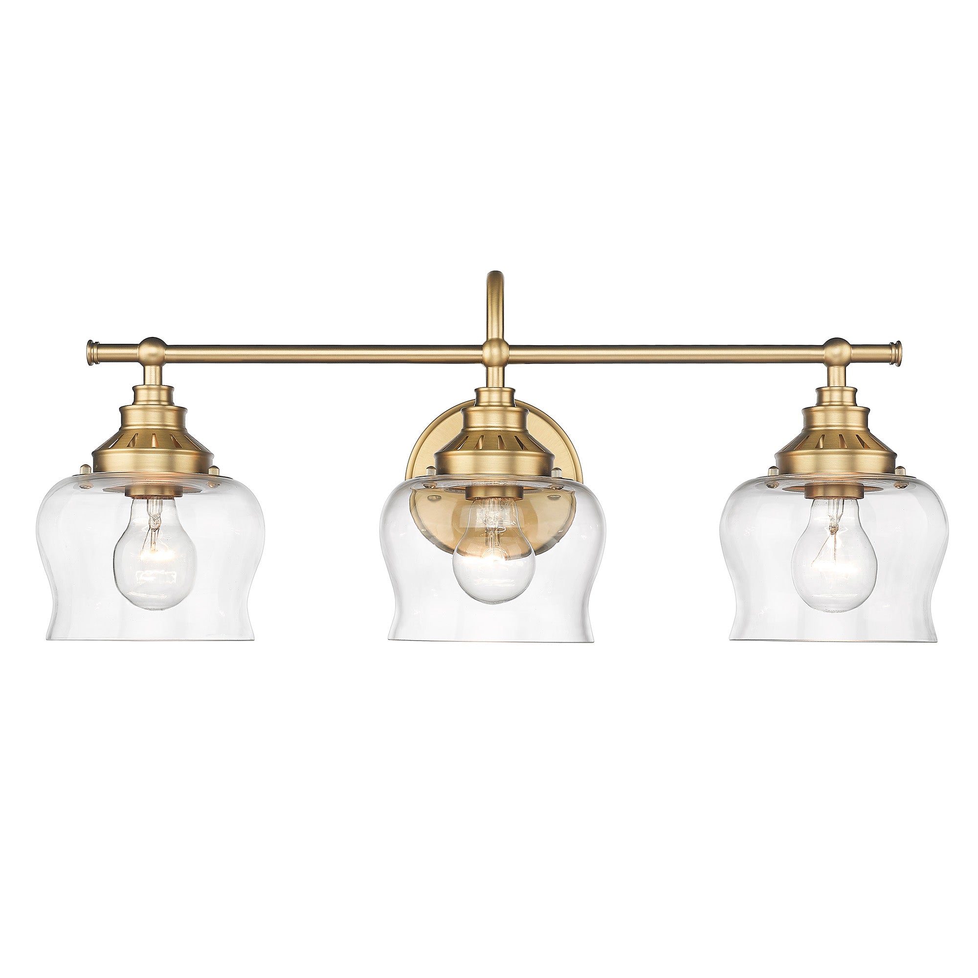 Daphne 3-light Vanity in Brushed Champagne Brass