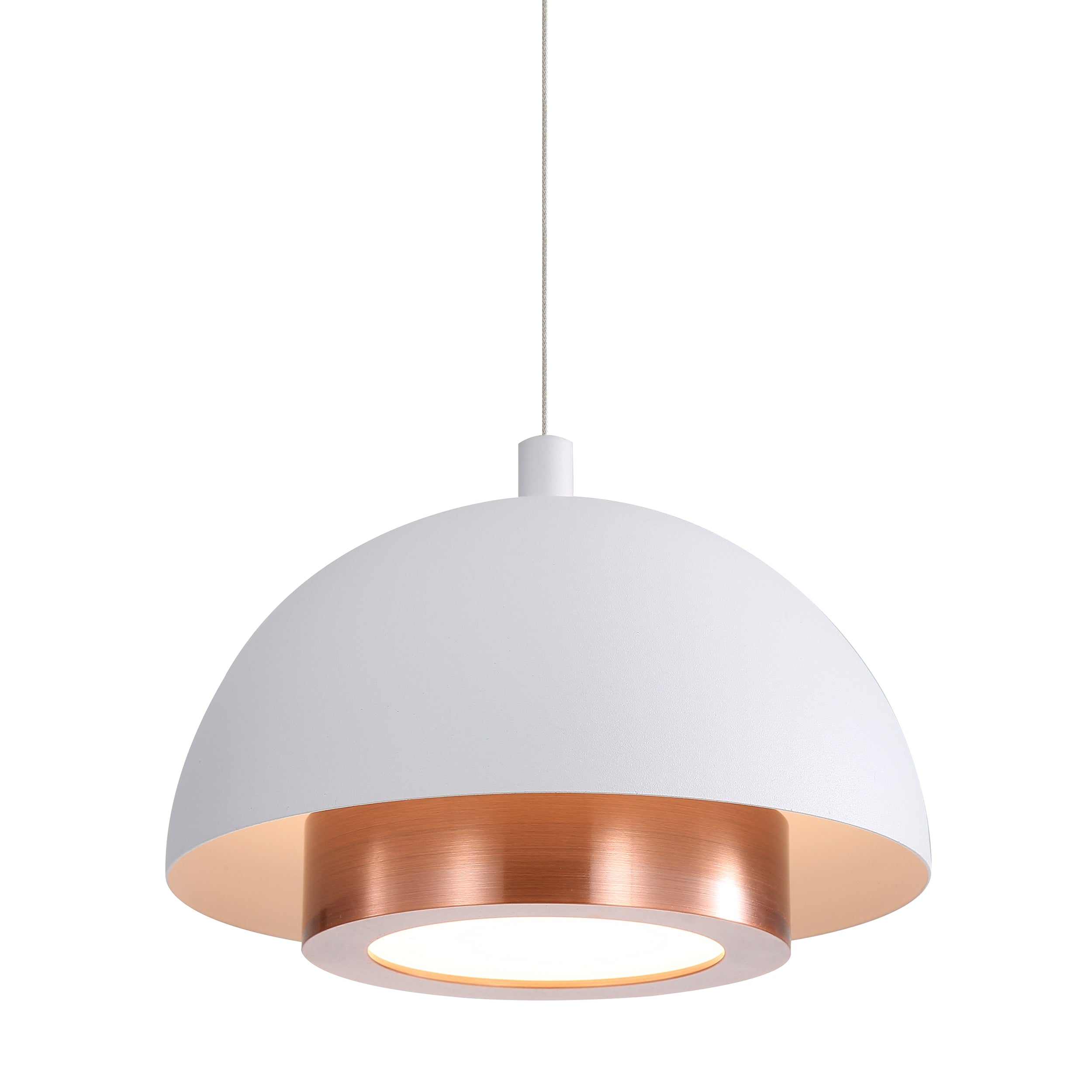 Solsken Integrated LED 12in Pendant in Sand White