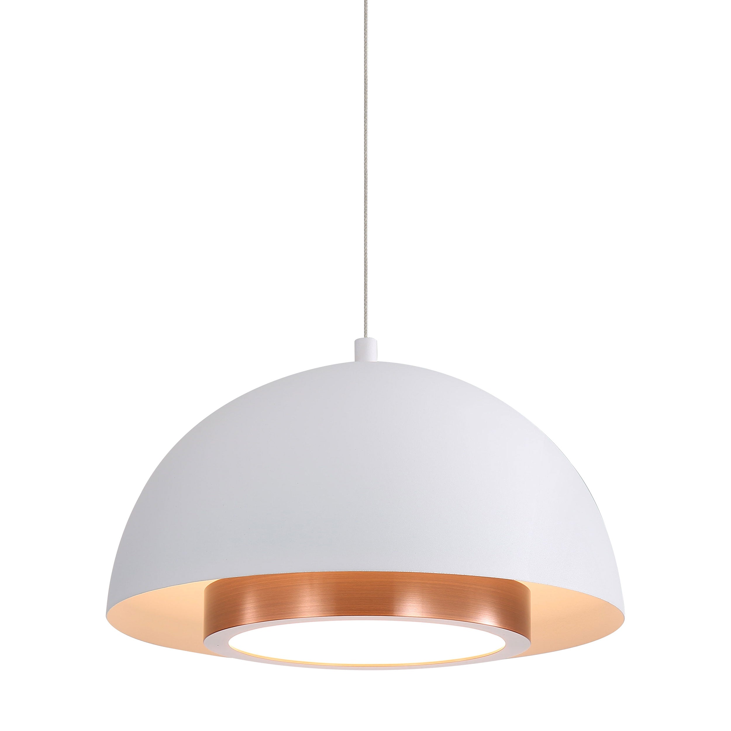Solsken Integrated LED 7in Pendant in Sand White