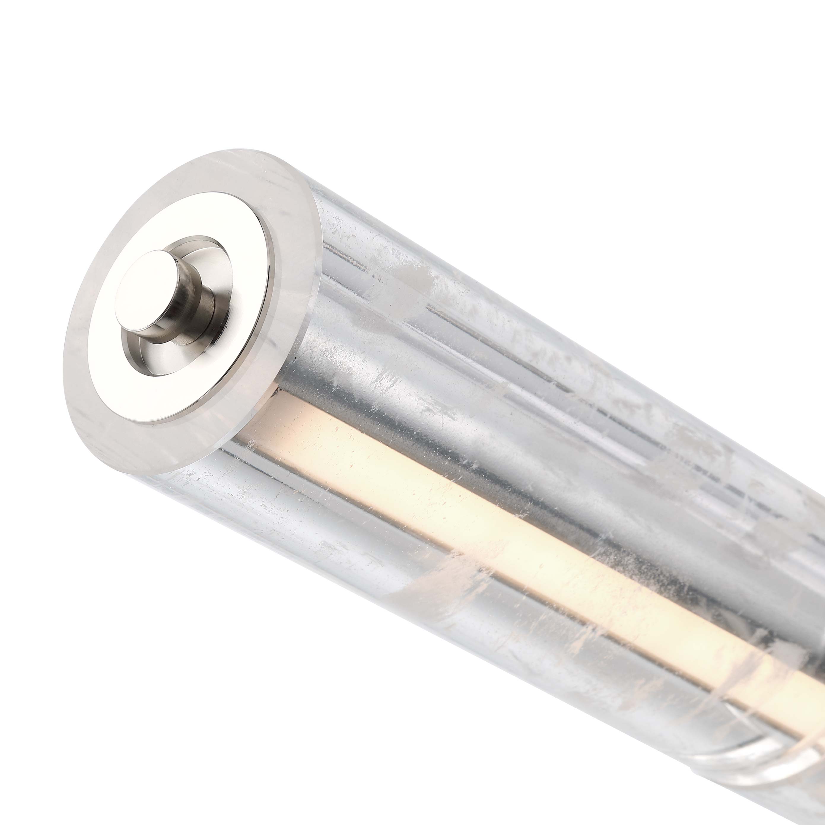 Golden Lighting Crystallo Integrated LED Island Light in Polished Nickel - - Golden Lighting