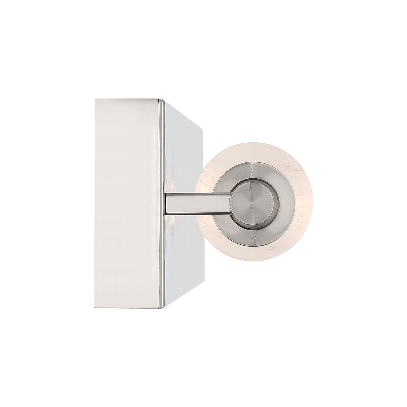 Golden Lighting Crystallo Integrated LED Wall Sconce in Polished Nickel - - Golden Lighting