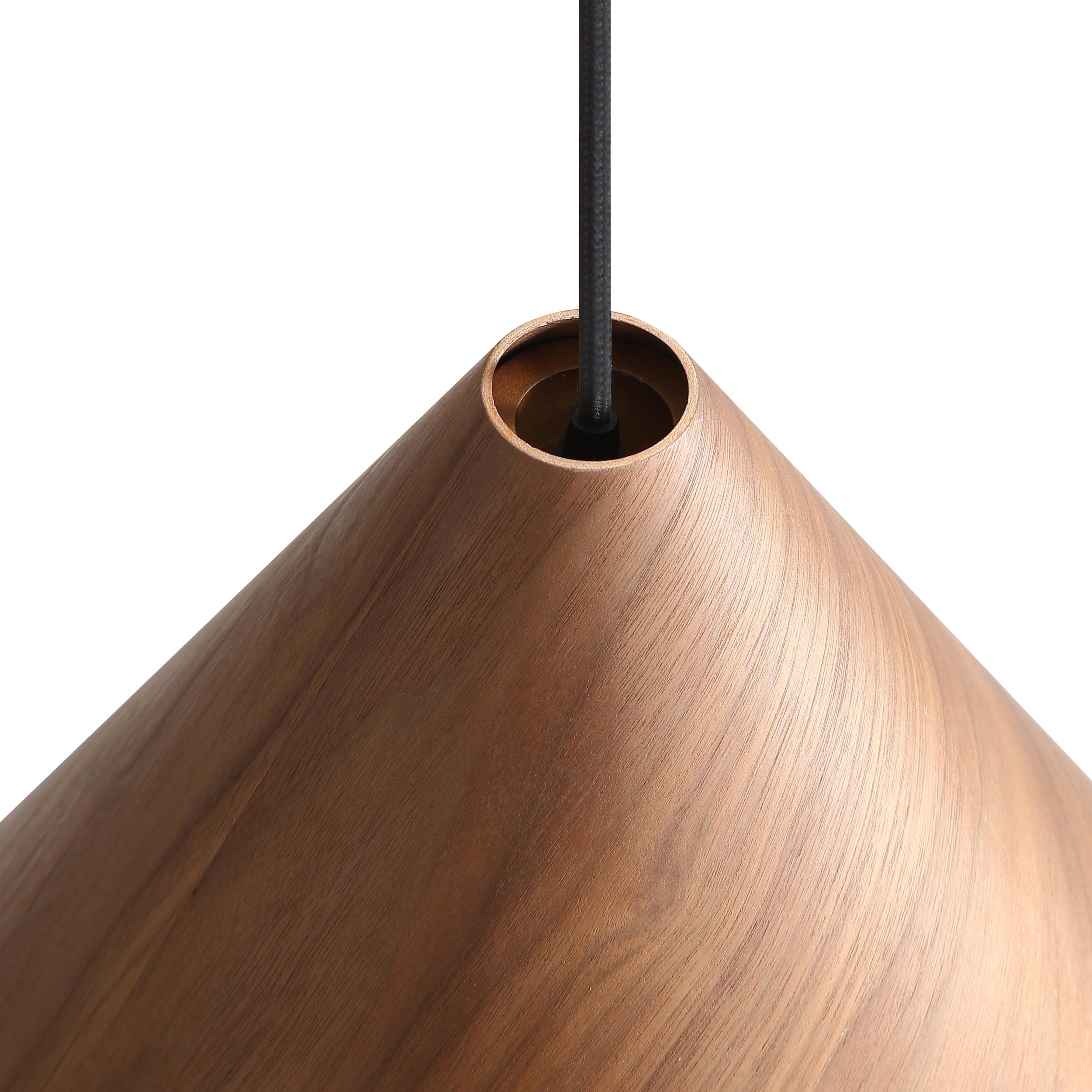 Golden Lighting Conique 1-light 13in Pendant in Dark Walnut - - Golden Lighting