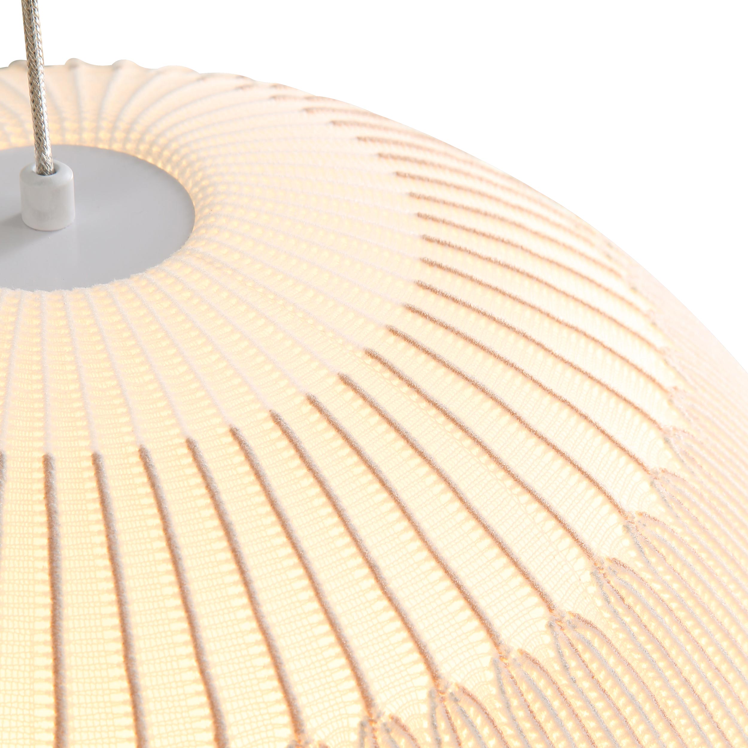 Golden Lighting Tela Integrated LED 14in Pendant in Sand Yellow - - Golden Lighting