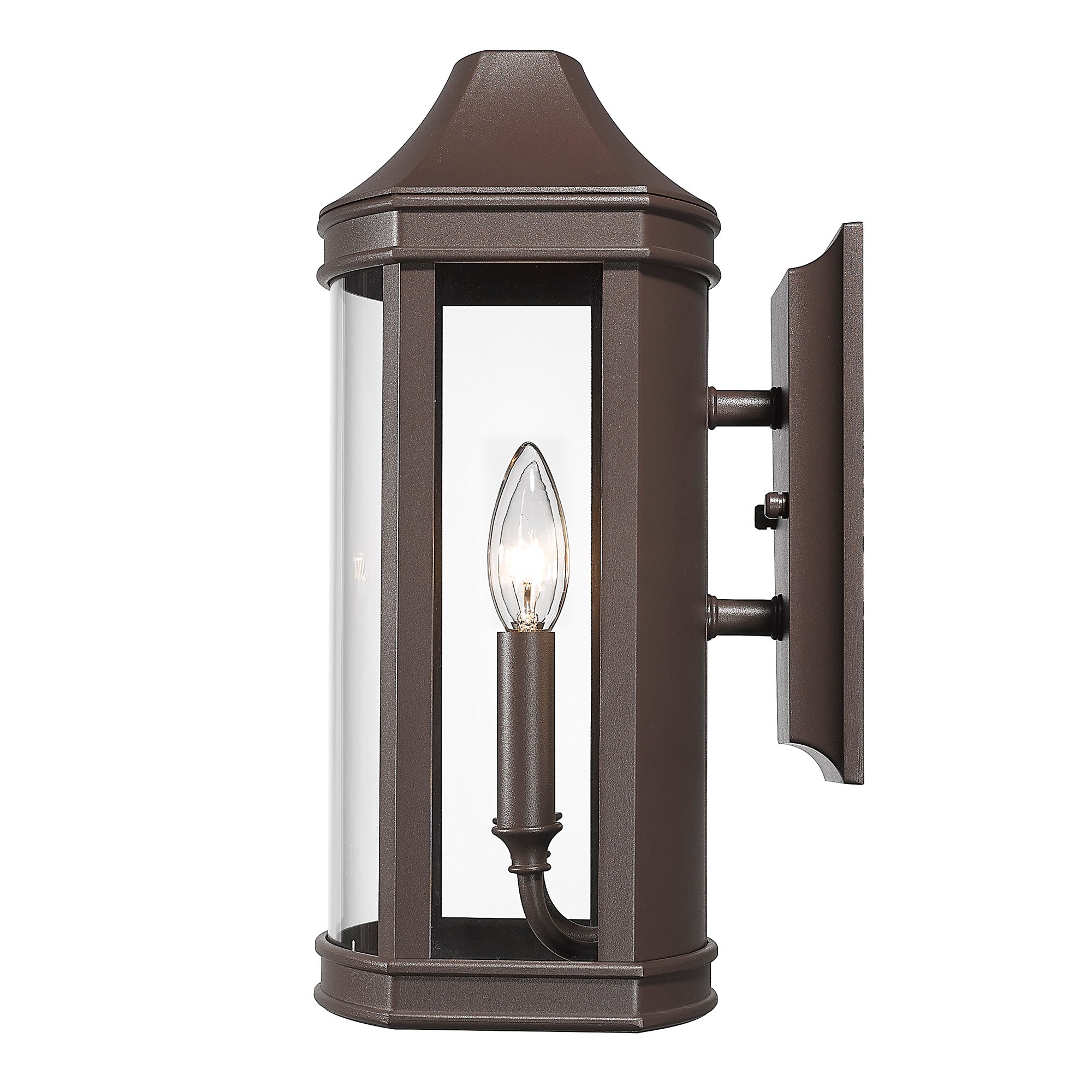 Cohen 2-light Outdoor Wall in Textured Bronze