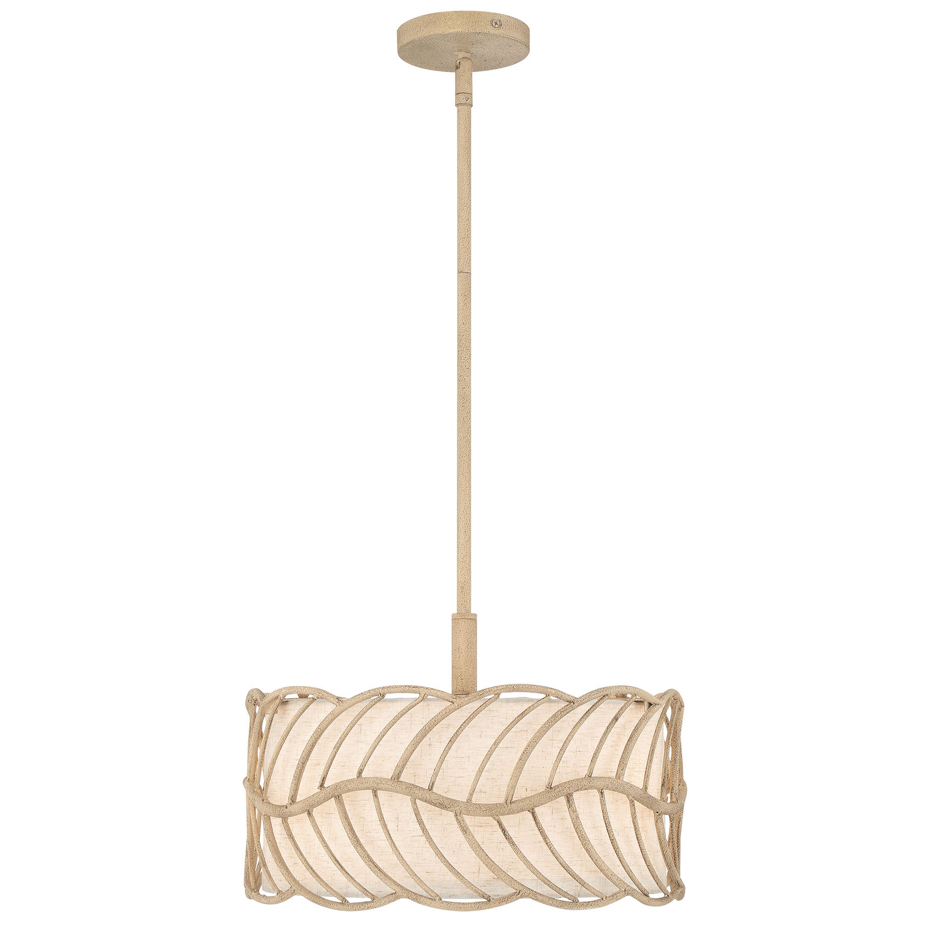 Simbolo 3-light Pendant in Almond
