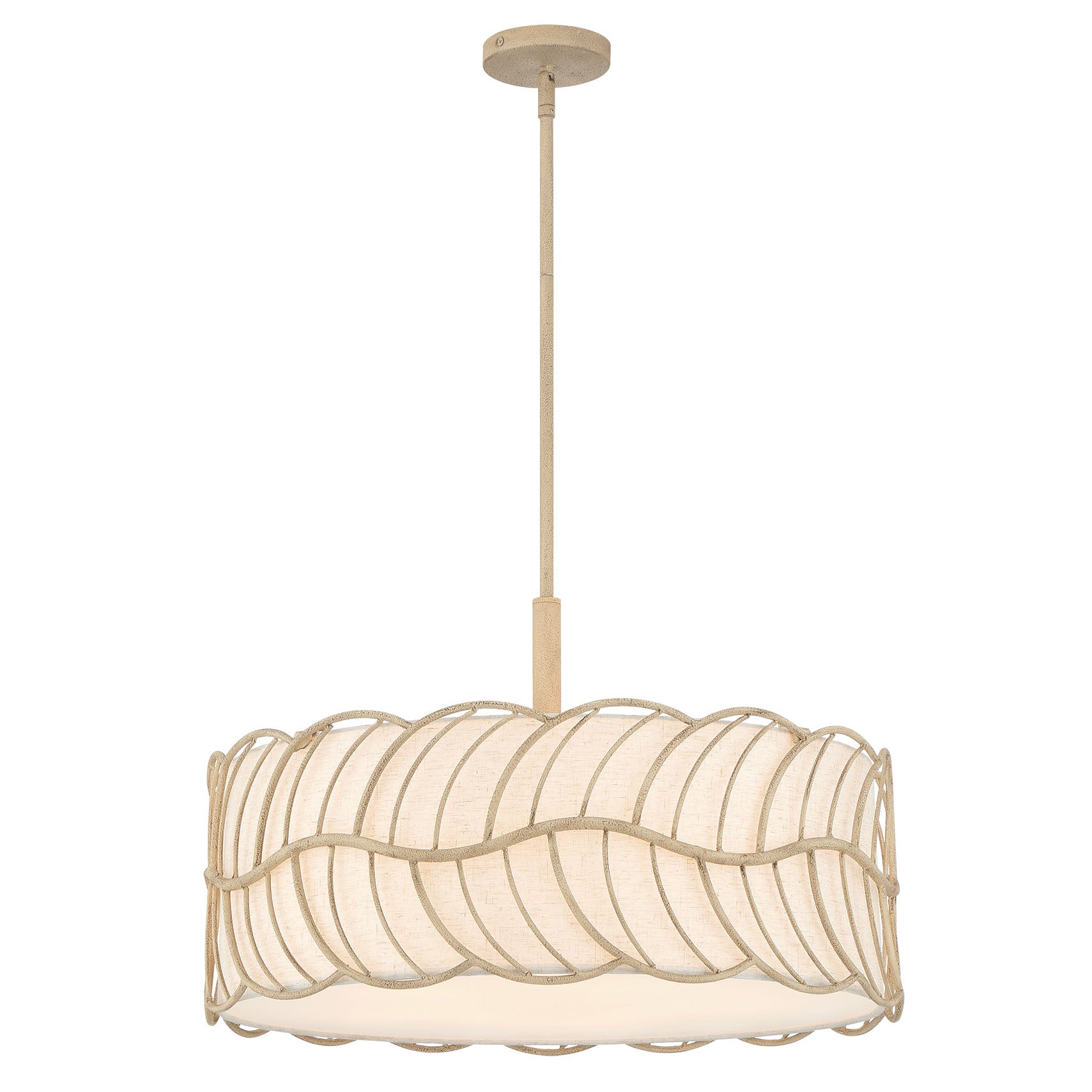 Simbolo 5-light Pendant in Almond
