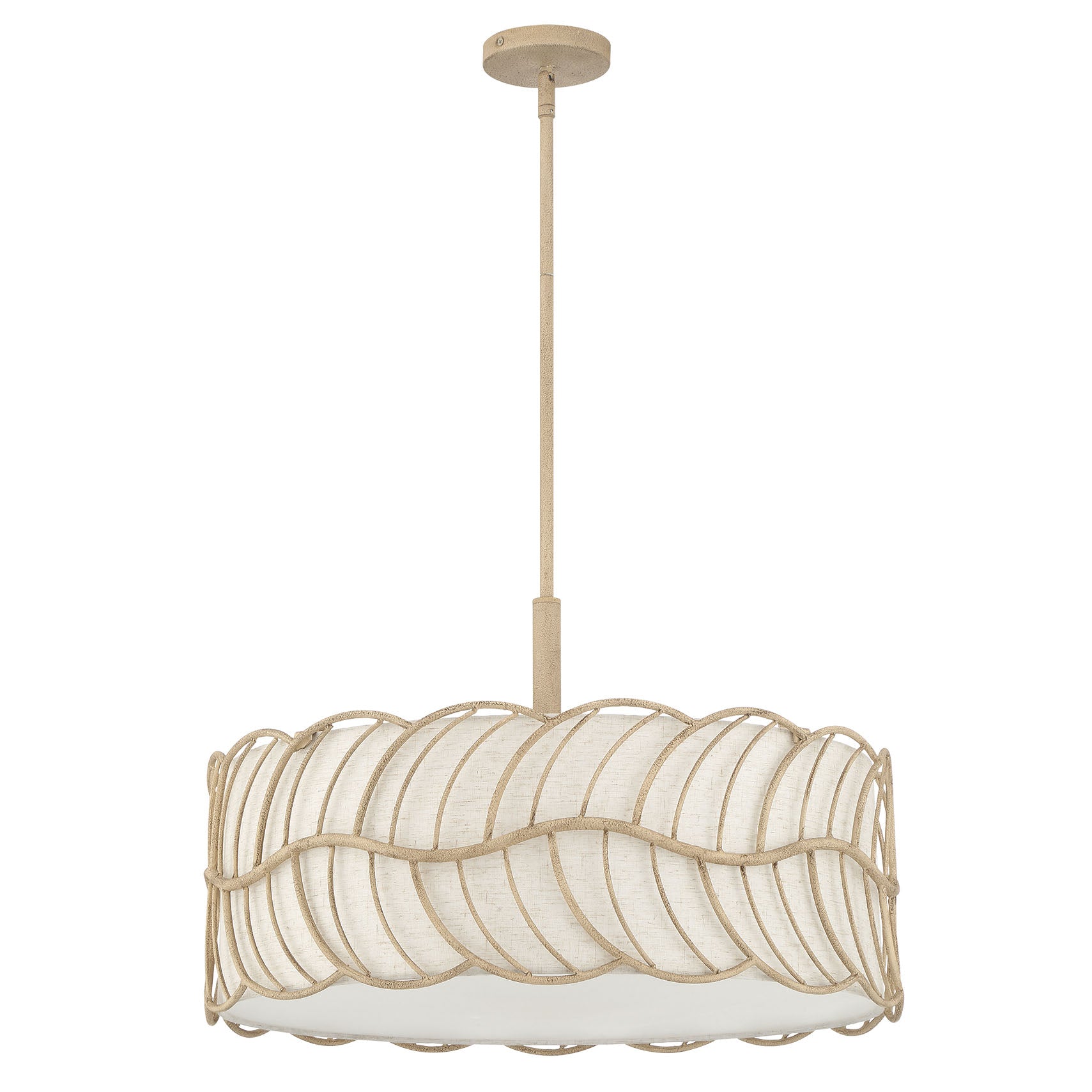Simbolo 5-light Pendant in Almond