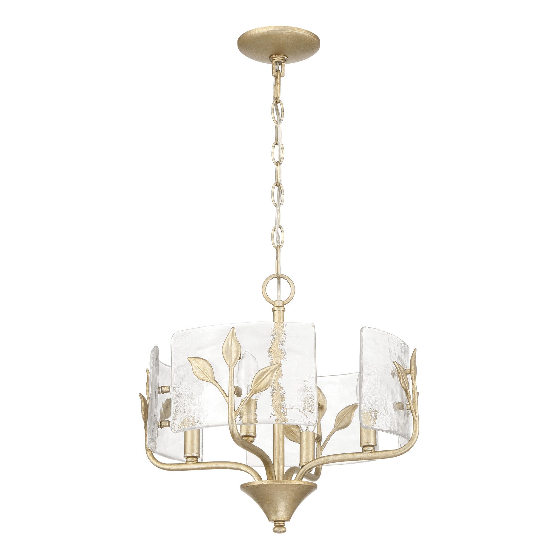 Bloem 4-light Pendant in White Gold