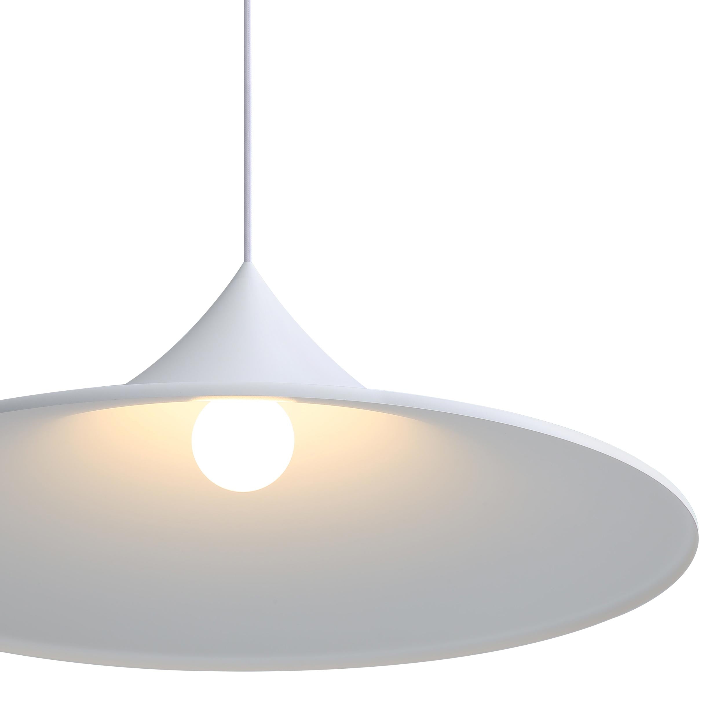 Golden Lighting Vistara 1-light 28in Pendant in Sand White - - Golden Lighting