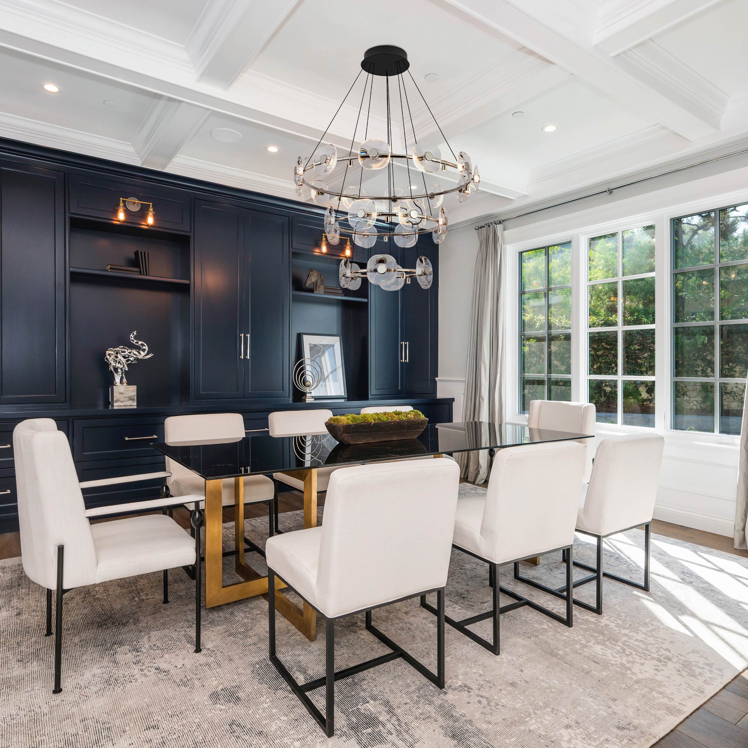 Ziva by Golden Lighting Celestia 26-light Integrated LED Chandelier in Chrome