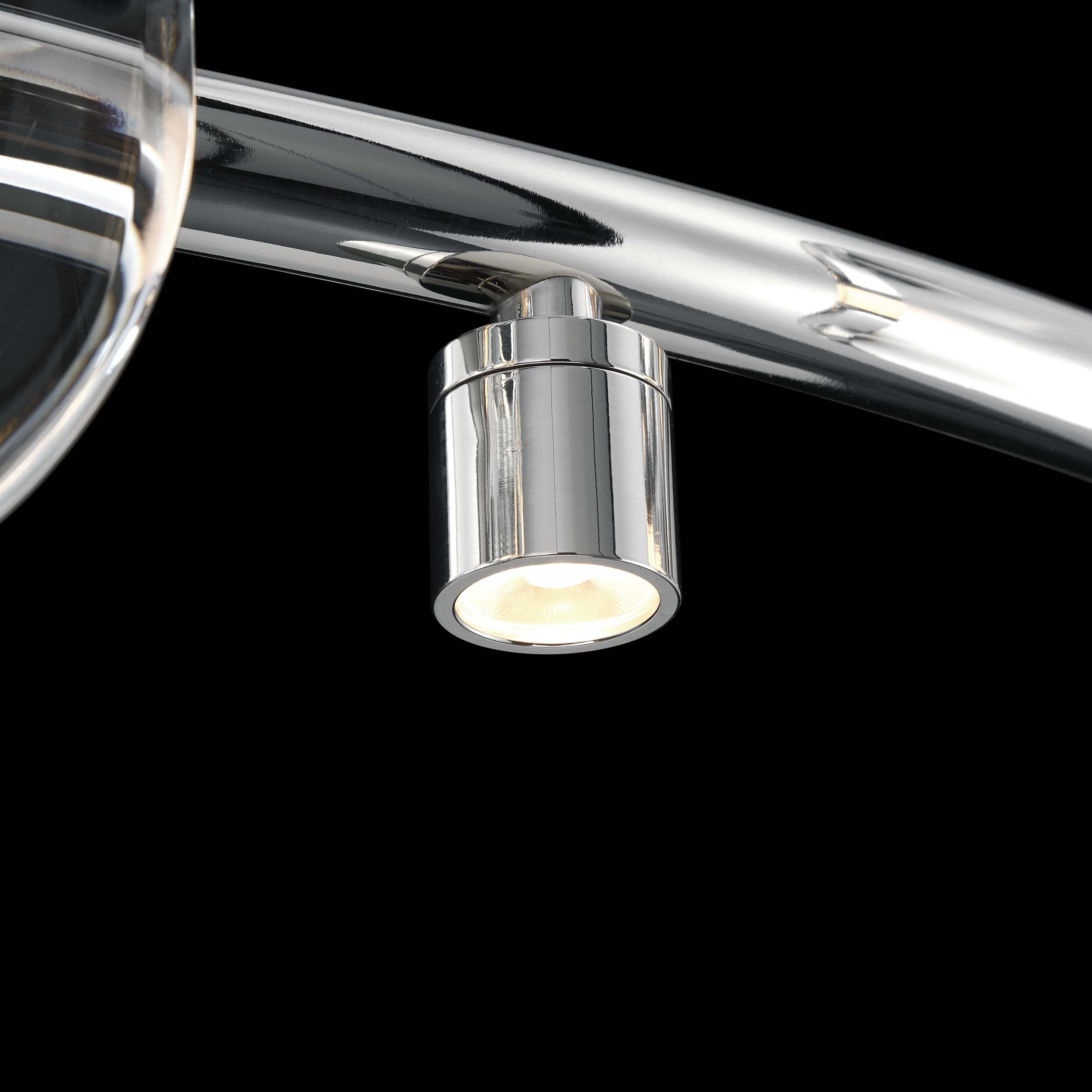 Ziva by Golden Lighting Celestia 12-light Integrated LED Chandelier in Chrome - - Golden Lighting