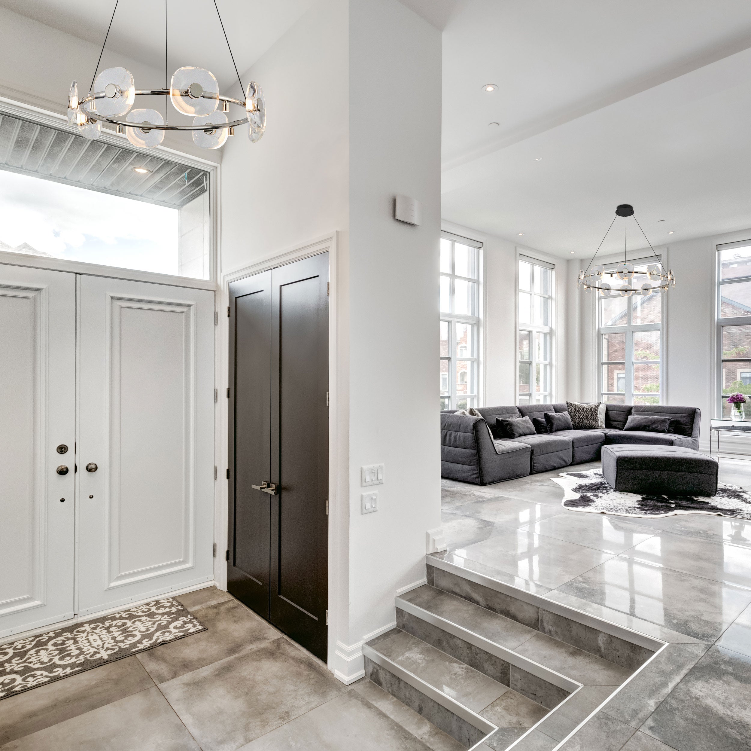 Ziva by Golden Lighting Celestia 8-light Integrated LED Chandelier in Chrome - Default Title - Golden Lighting