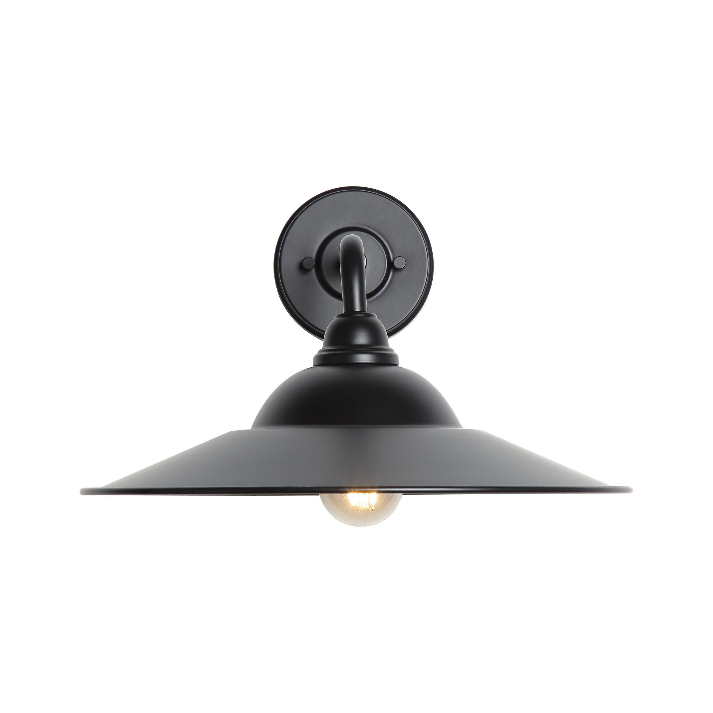 Yep by Golden Lighting Croma 1-light Wall Sconce in Matte Black shade - - Golden Lighting
