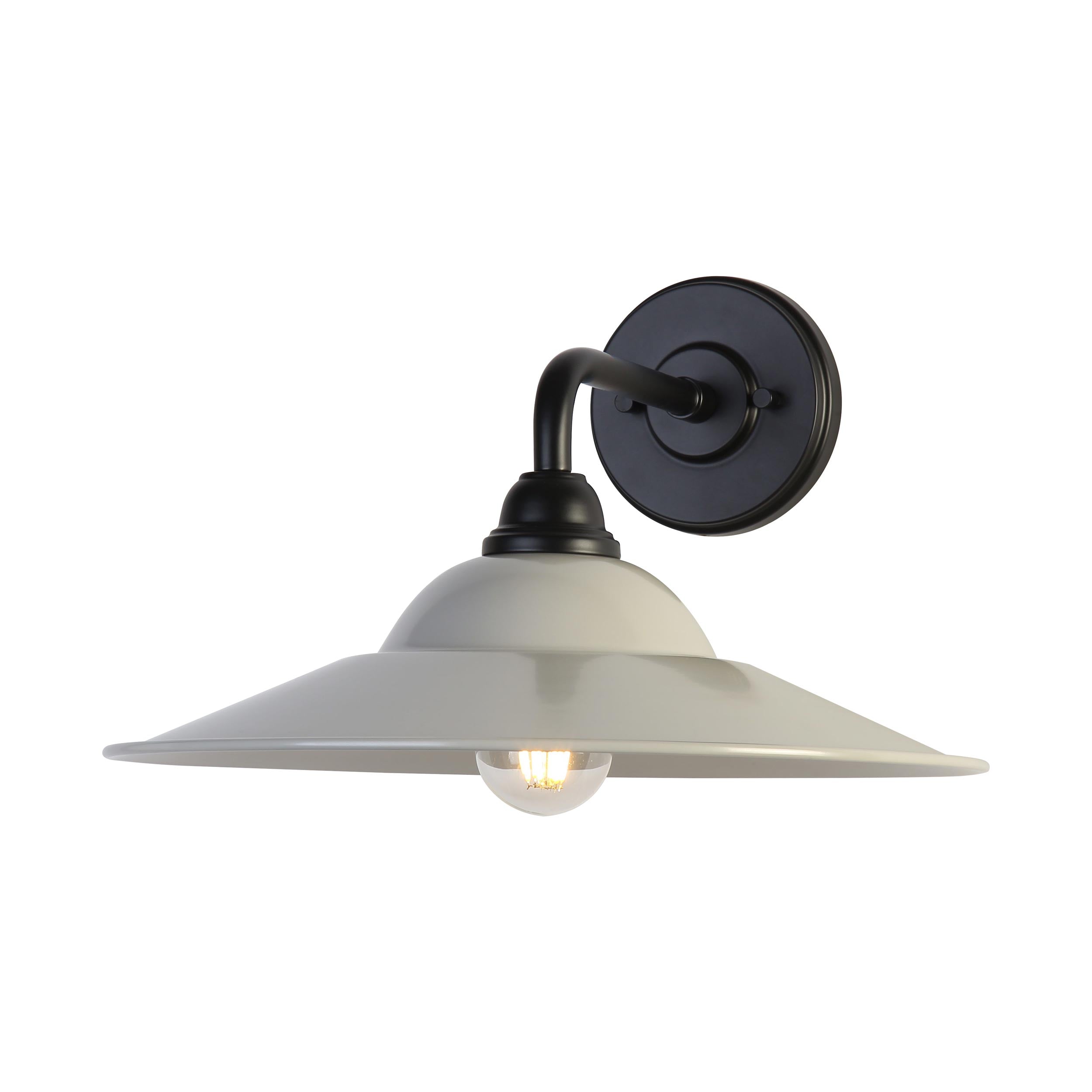 Yep by Golden Lighting Croma 1-light Wall Sconce in Warm Gray shade - - Golden Lighting