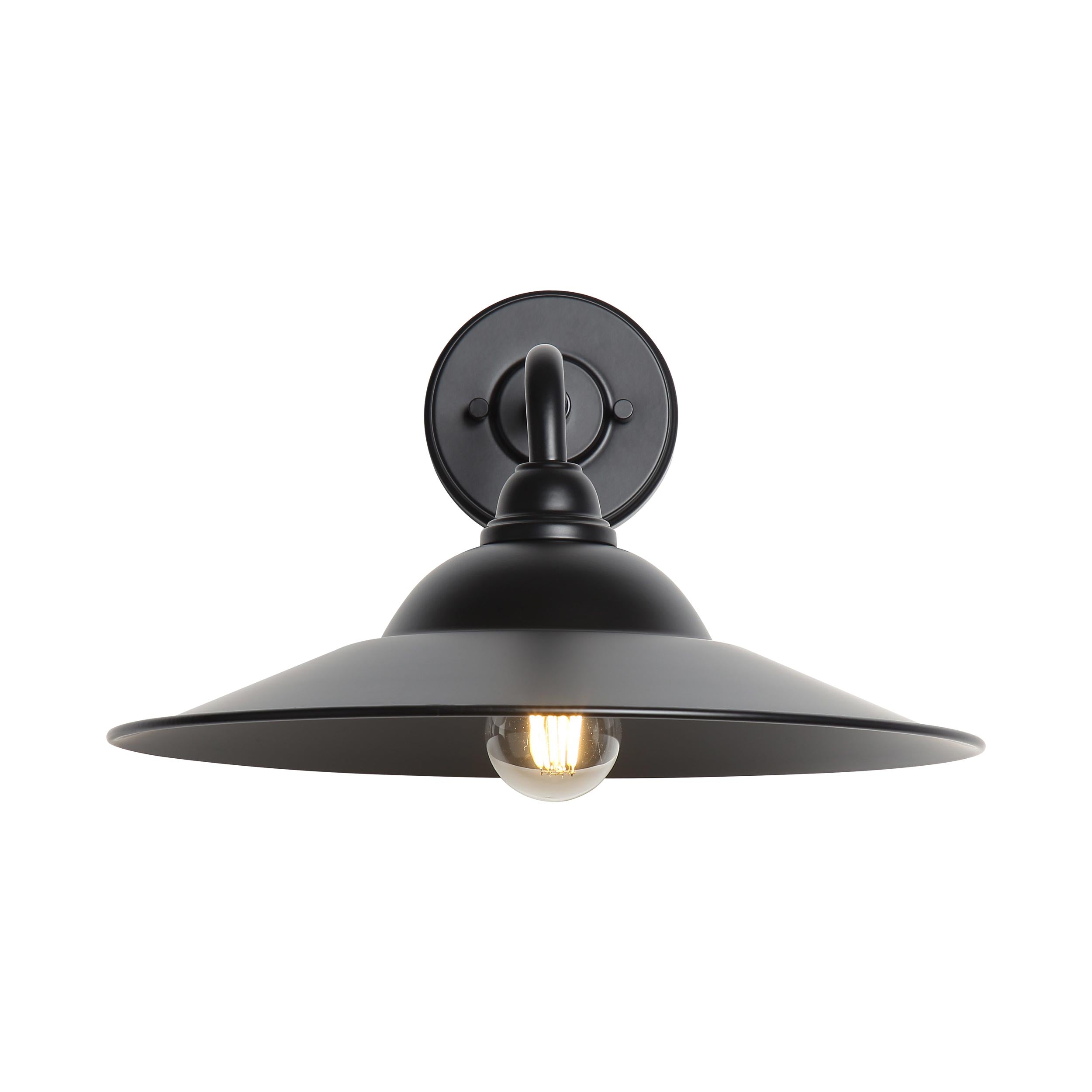 Yep by Golden Lighting Croma 1-light Wall Sconce in Matte Black shade
