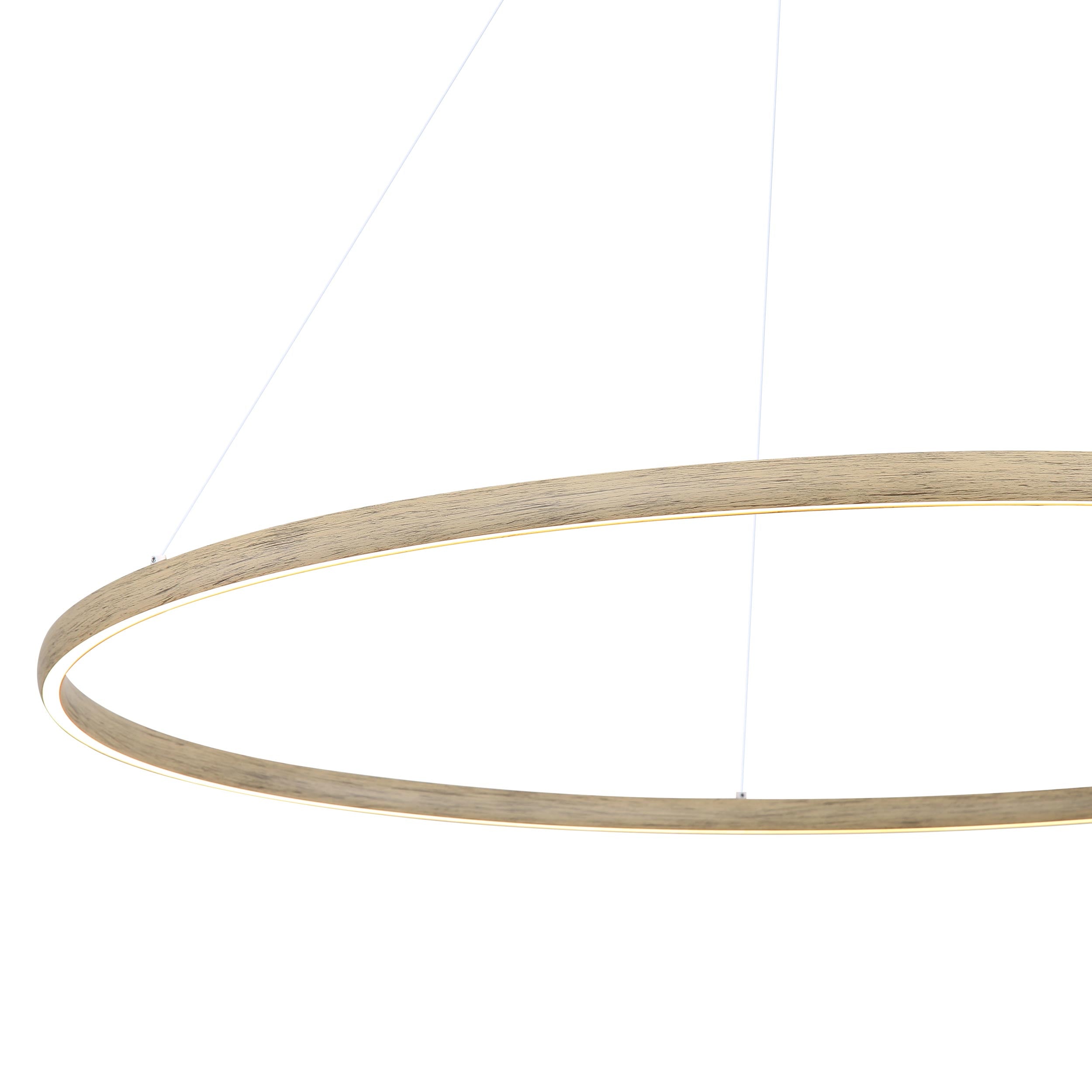 Veritas 47" Bi-directional LED Chandelier in Driftwood - - Golden Lighting
