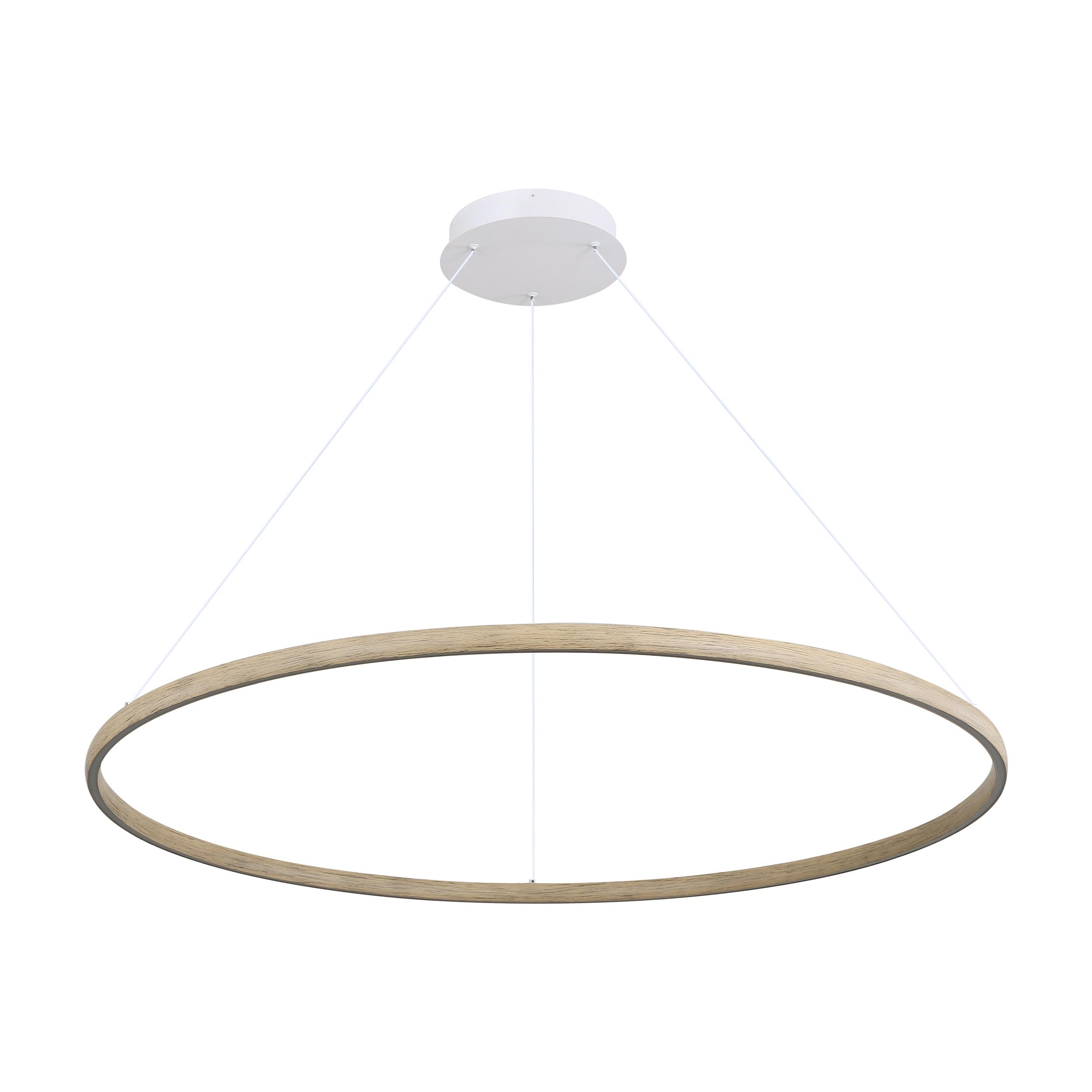 Veritas 71" Bi-directional LED Chandelier in Driftwood - - Golden Lighting