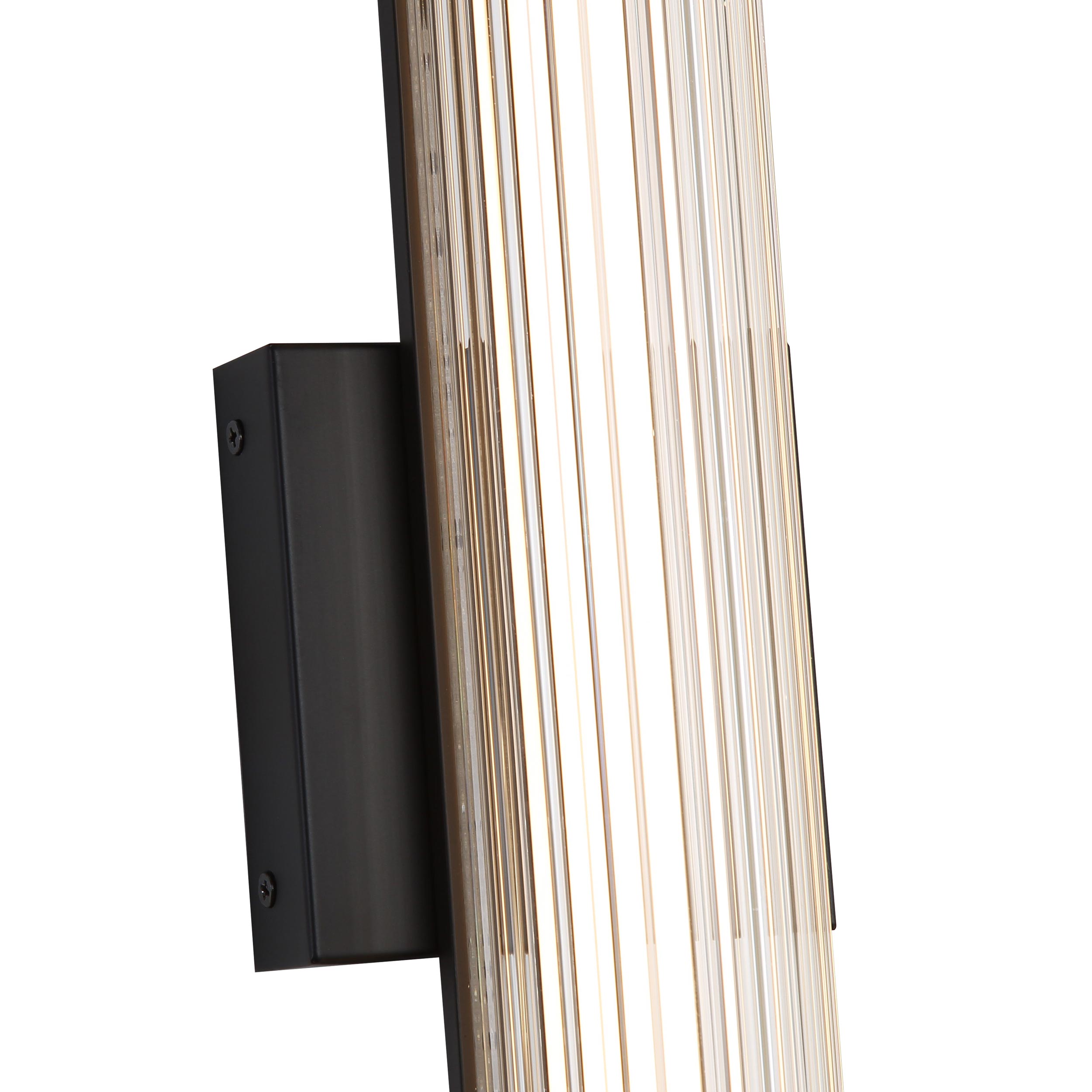 Golden Lighting Rodara Integrated LED 24in Outdoor Wall in Matte Black - - Golden Lighting