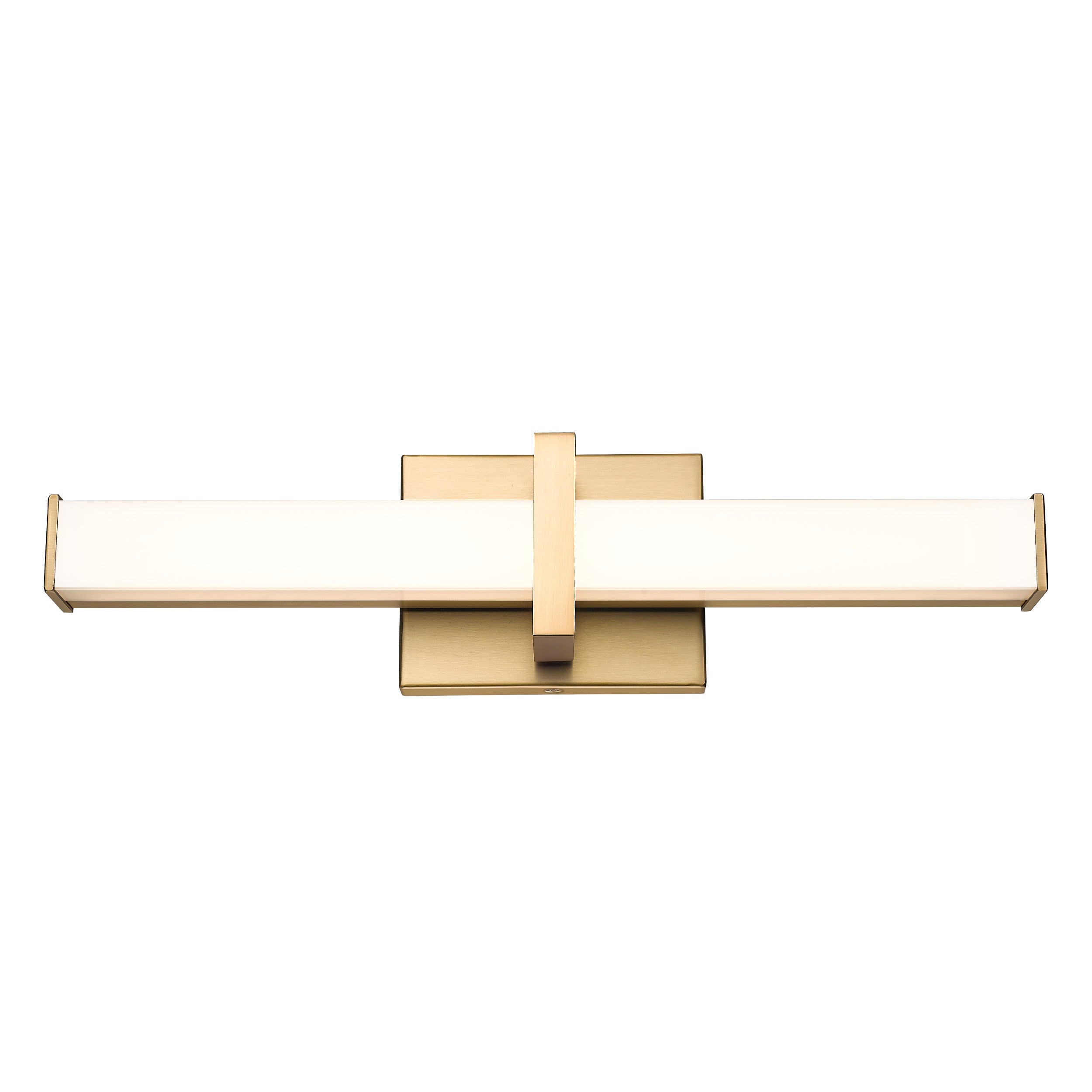 Elon 1-Light Vanity Light in Brushed Champagne Bronze with Opal Glass - Default Title - Golden Lighting