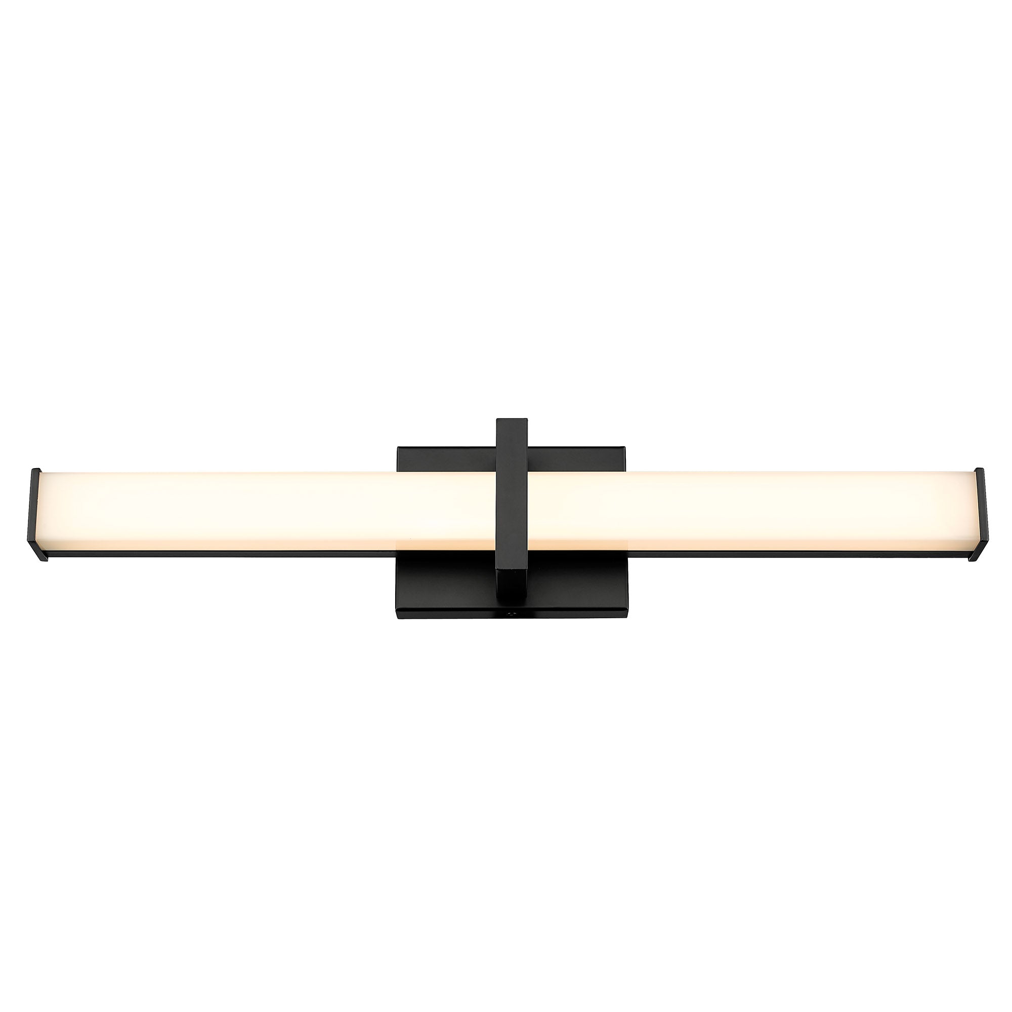 Golden Lighting Elon Integrated LED 24in Vanity in Matte Black - - Golden Lighting