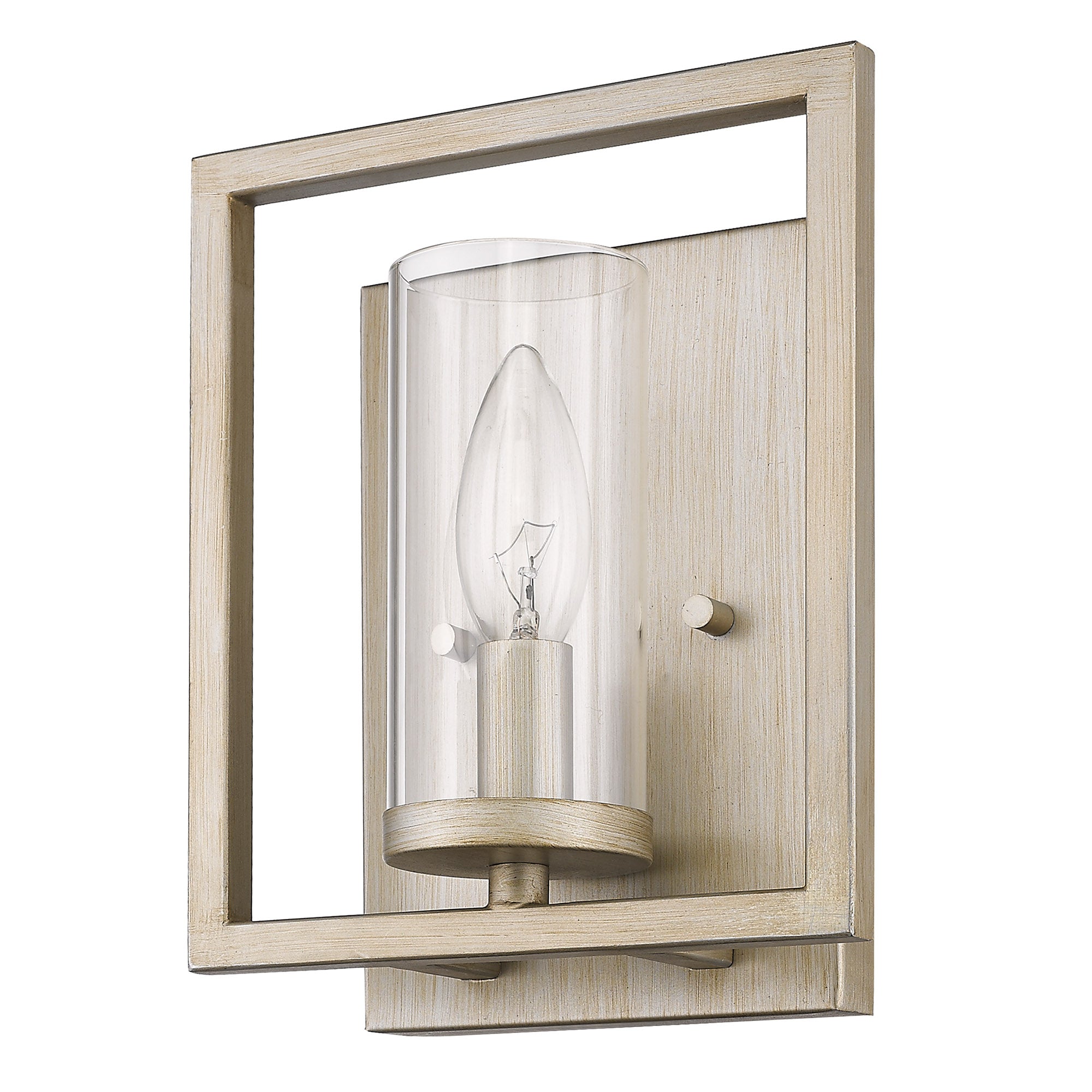 Golden Lighting Marco 1-light Wall Sconce in White Gold