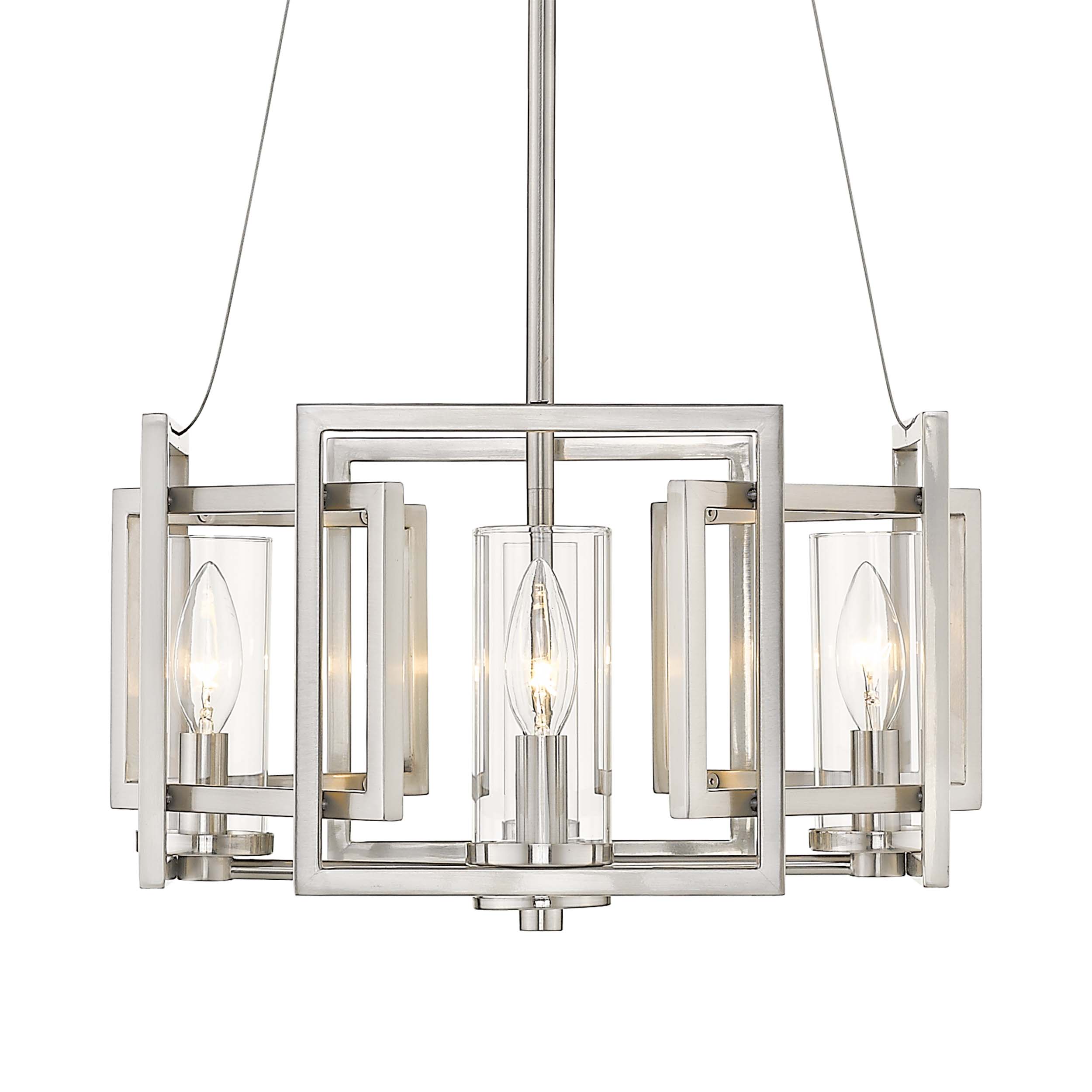 Golden Lighting Marco 4-light Pendant in Pewter - Default Title - Golden Lighting