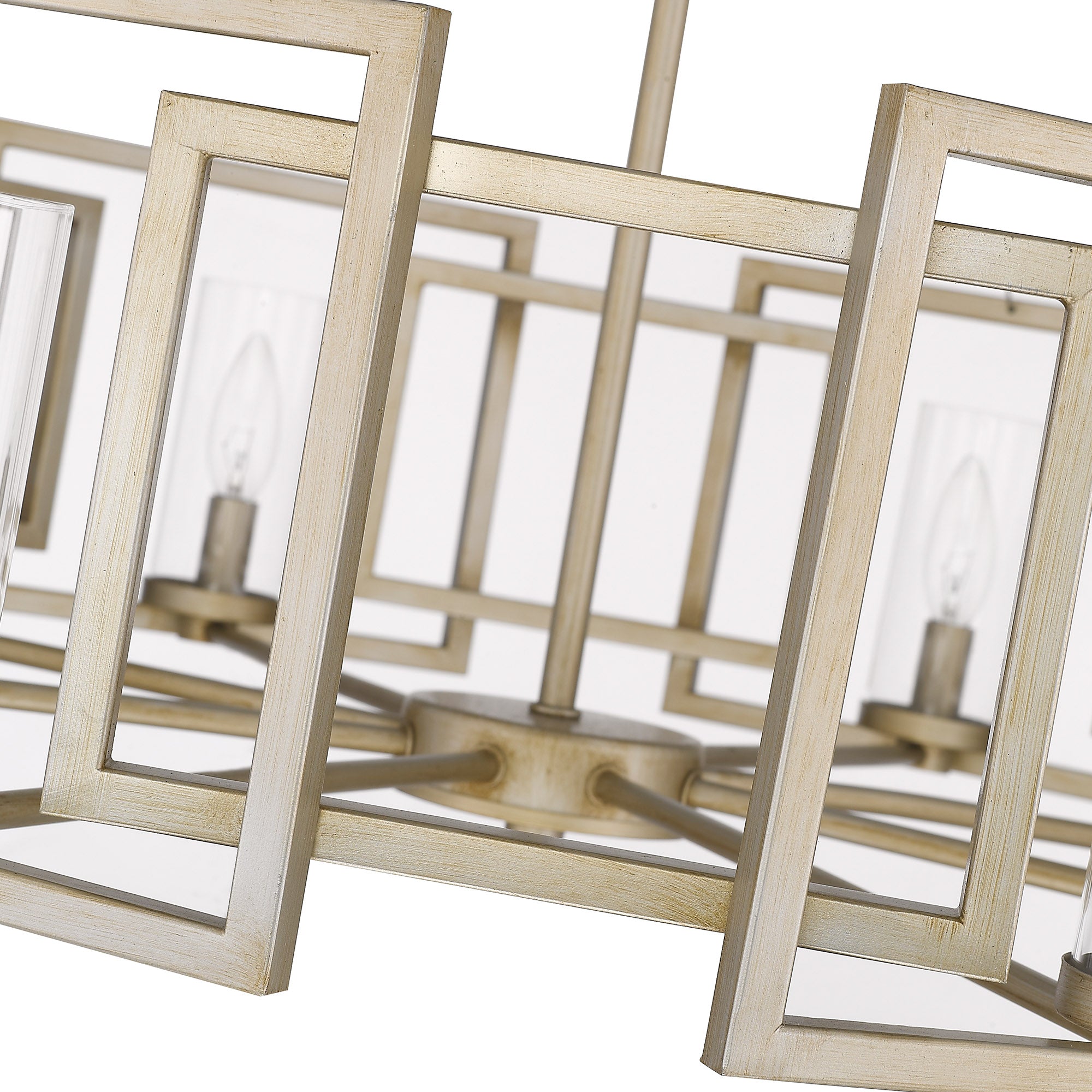 Golden Lighting Marco 8-light Chandelier in White Gold - - Golden Lighting