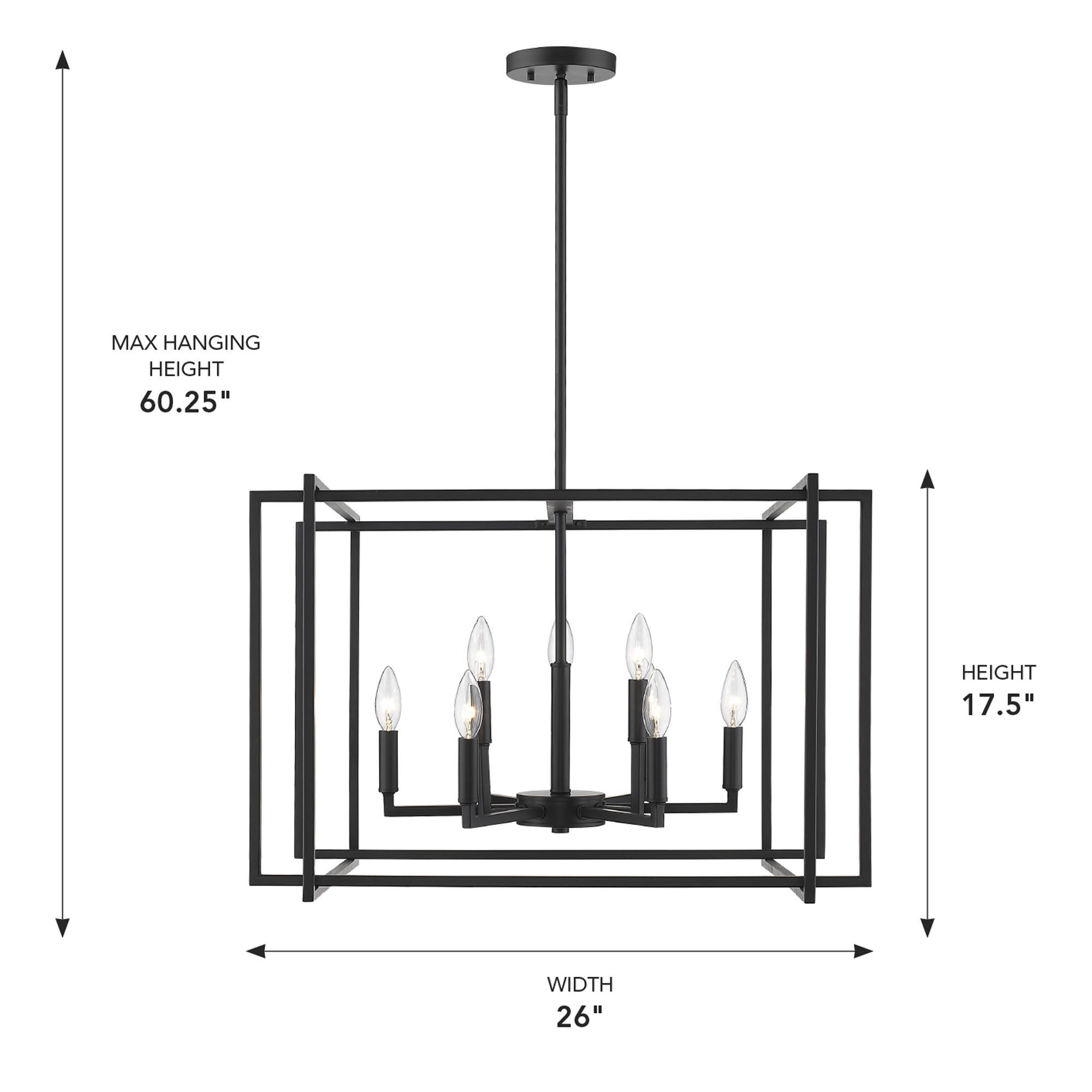 Golden Lighting Tribeca 9-light Chandelier in Matte Black