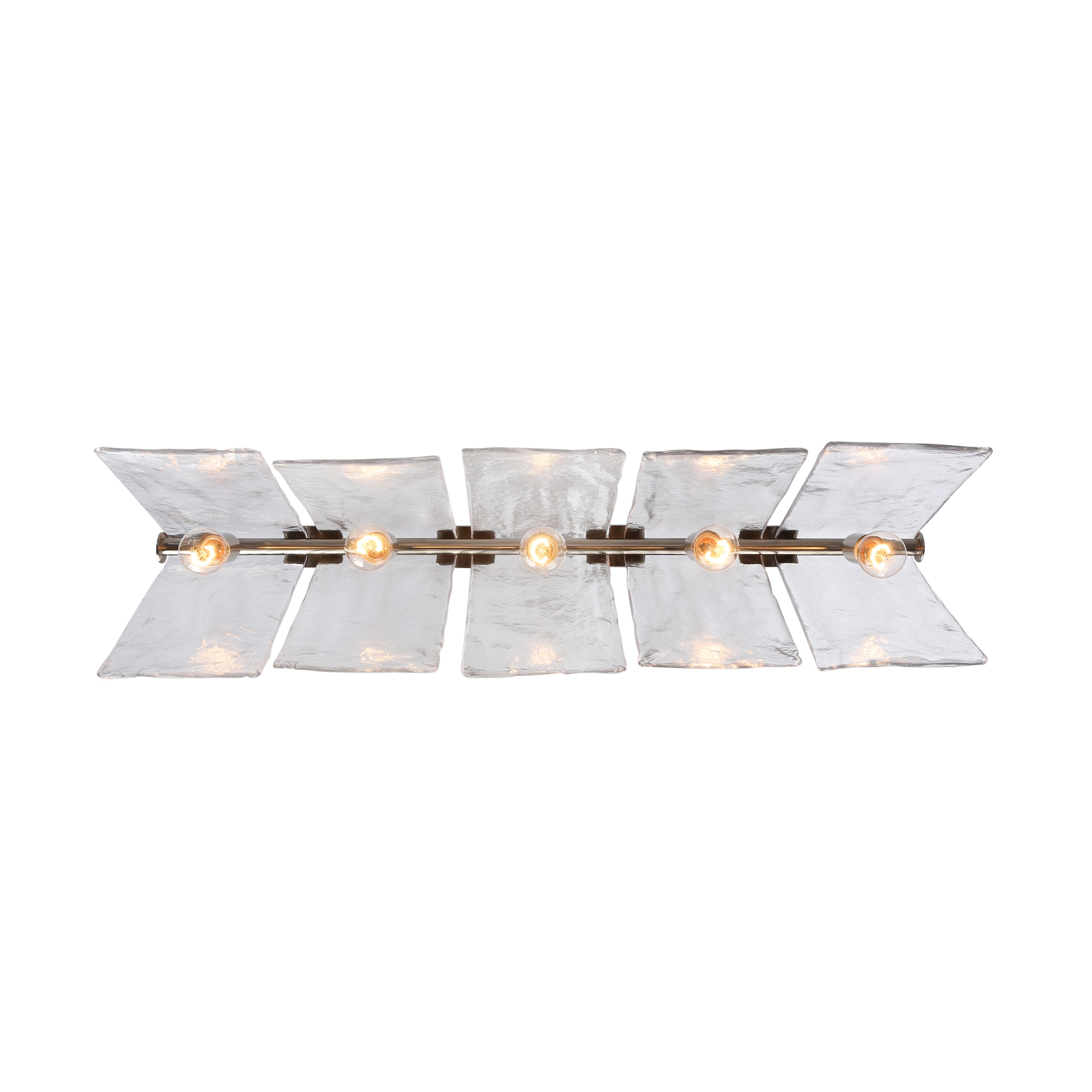 Golden Lighting Serenity 5-light Island Light in Pewter - - Golden Lighting