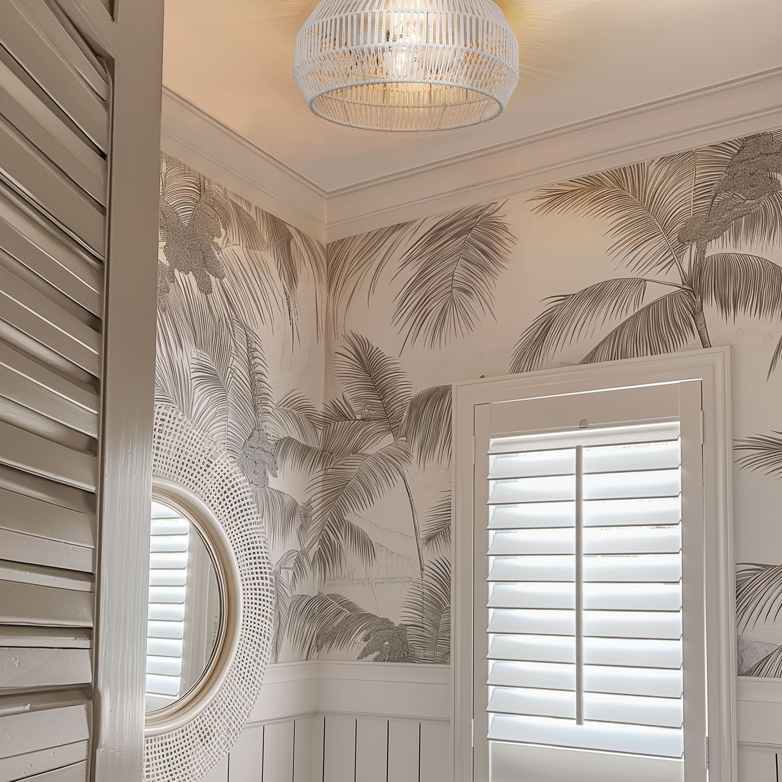 Golden Lighting Marlee 2-light Flush Mount in Matte White