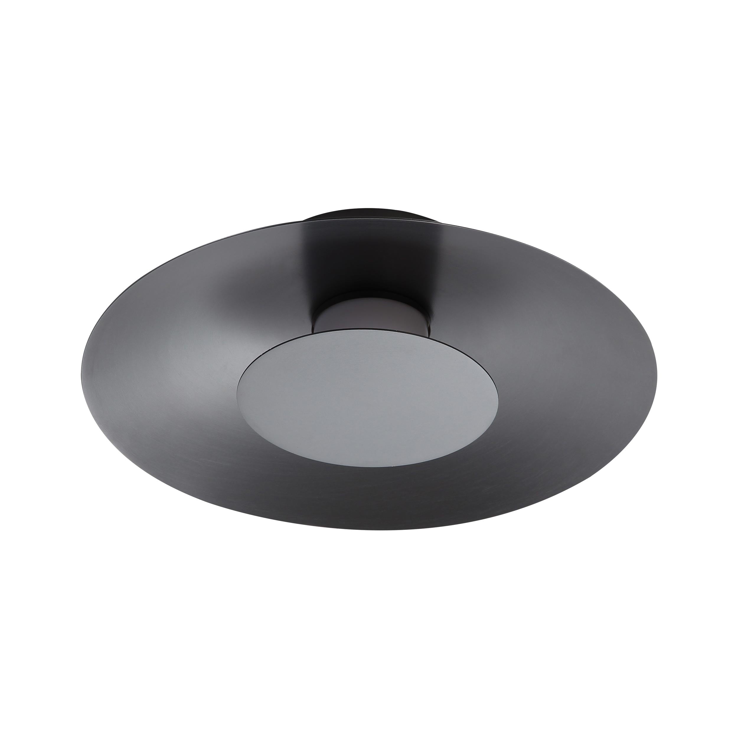 Luma Integrated LED Flush Mount in Graphite and Graphite shade - - Golden Lighting