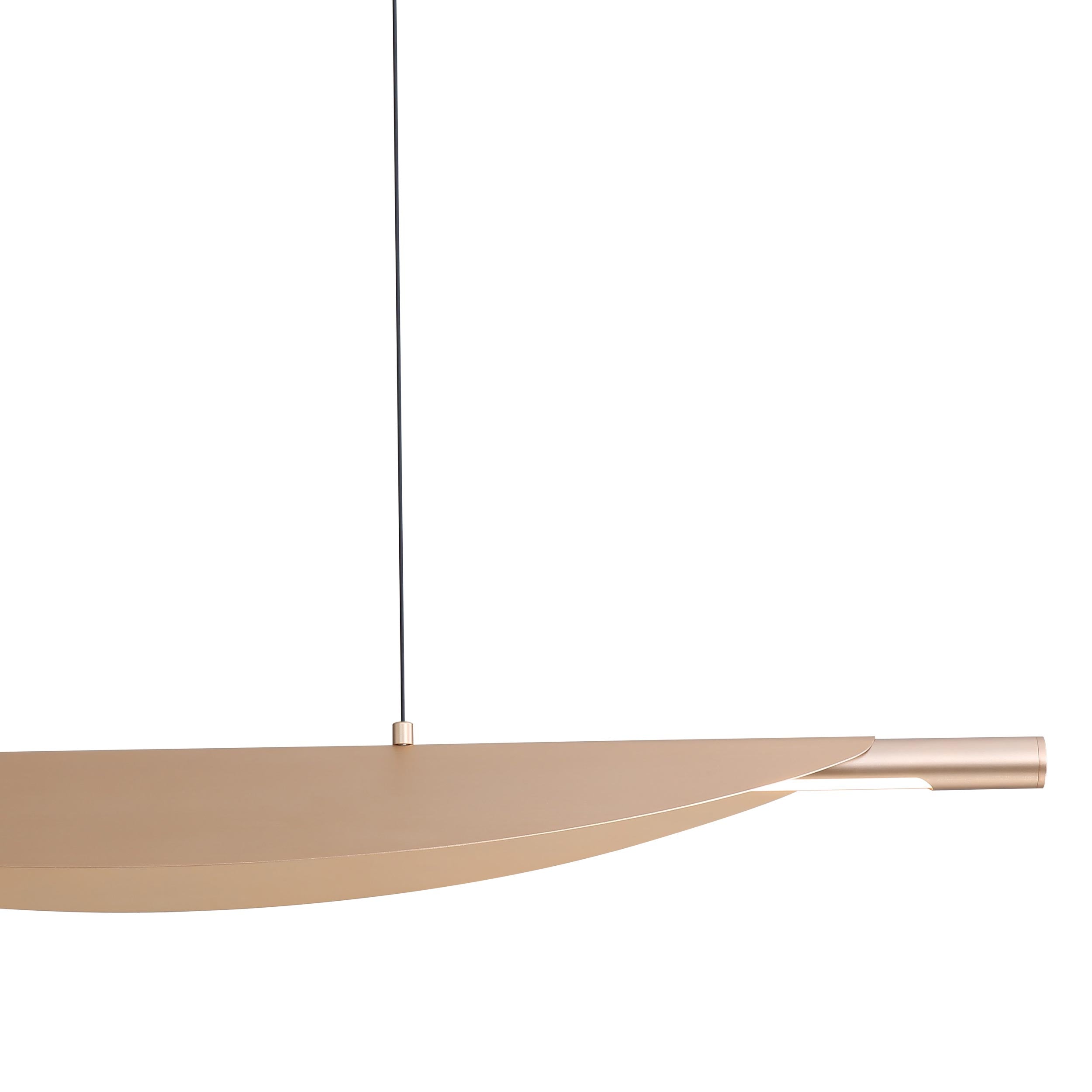 Luma Integrated LED Island Light in French Gold - - Golden Lighting