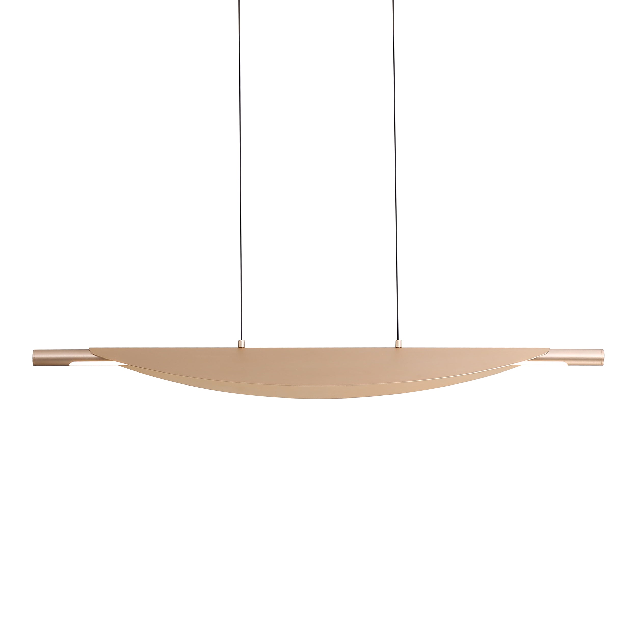 Yep by Golden Lighting Luma Integrated LED Island Light in French Gold - - Golden Lighting