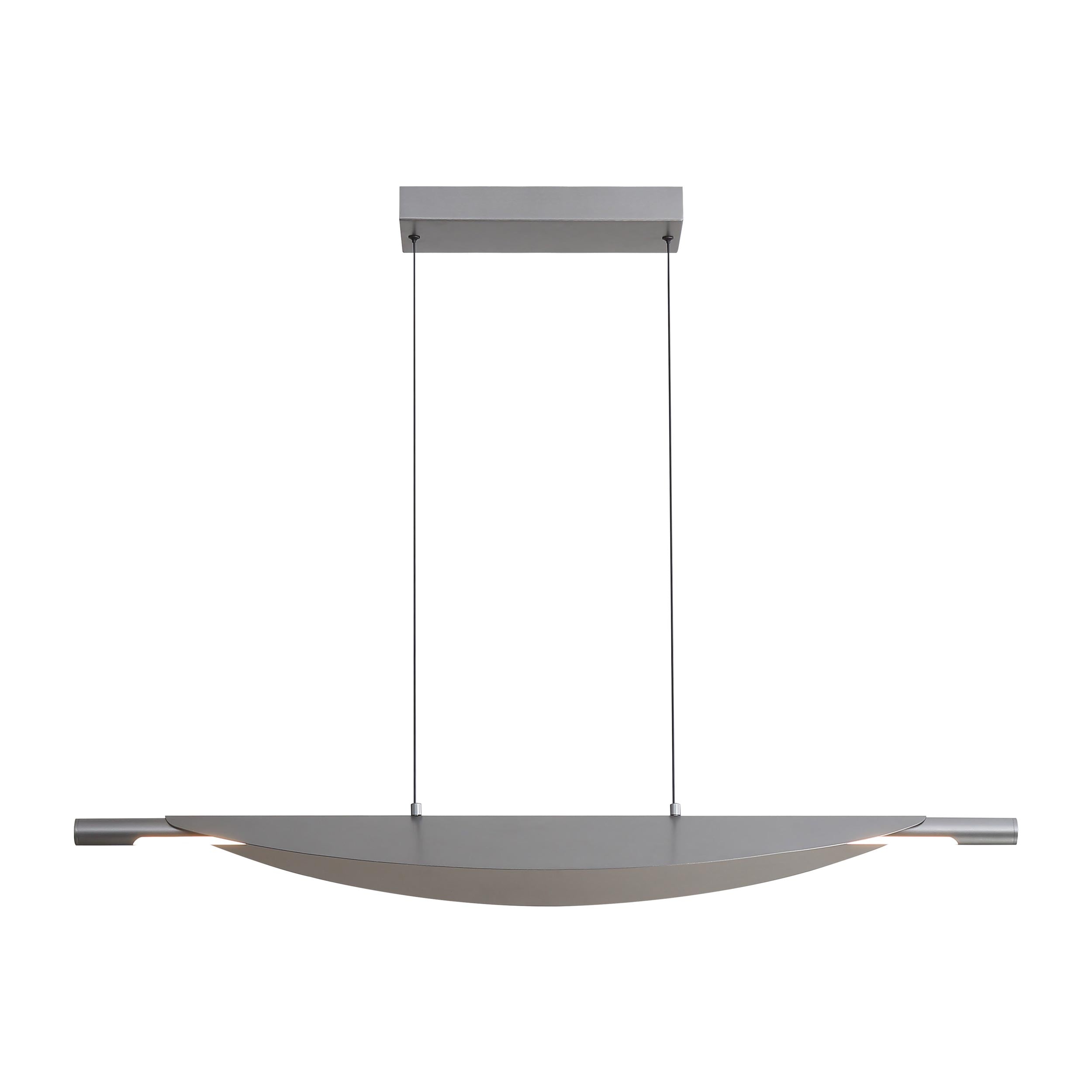 Luma 42" LED Linear Pendant in Graphite - Default Title - Golden Lighting