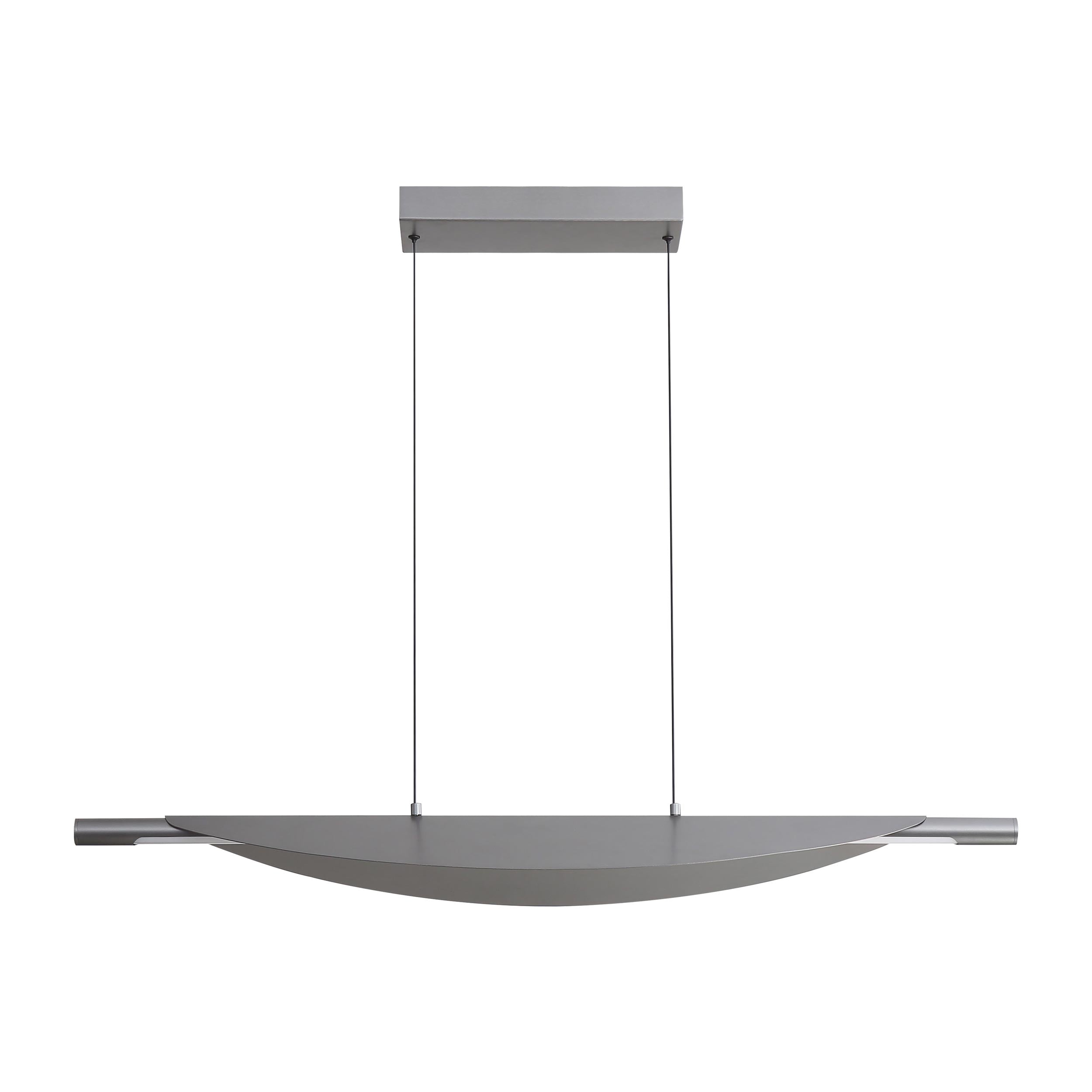 Luma 42" LED Linear Pendant in Graphite - - Golden Lighting
