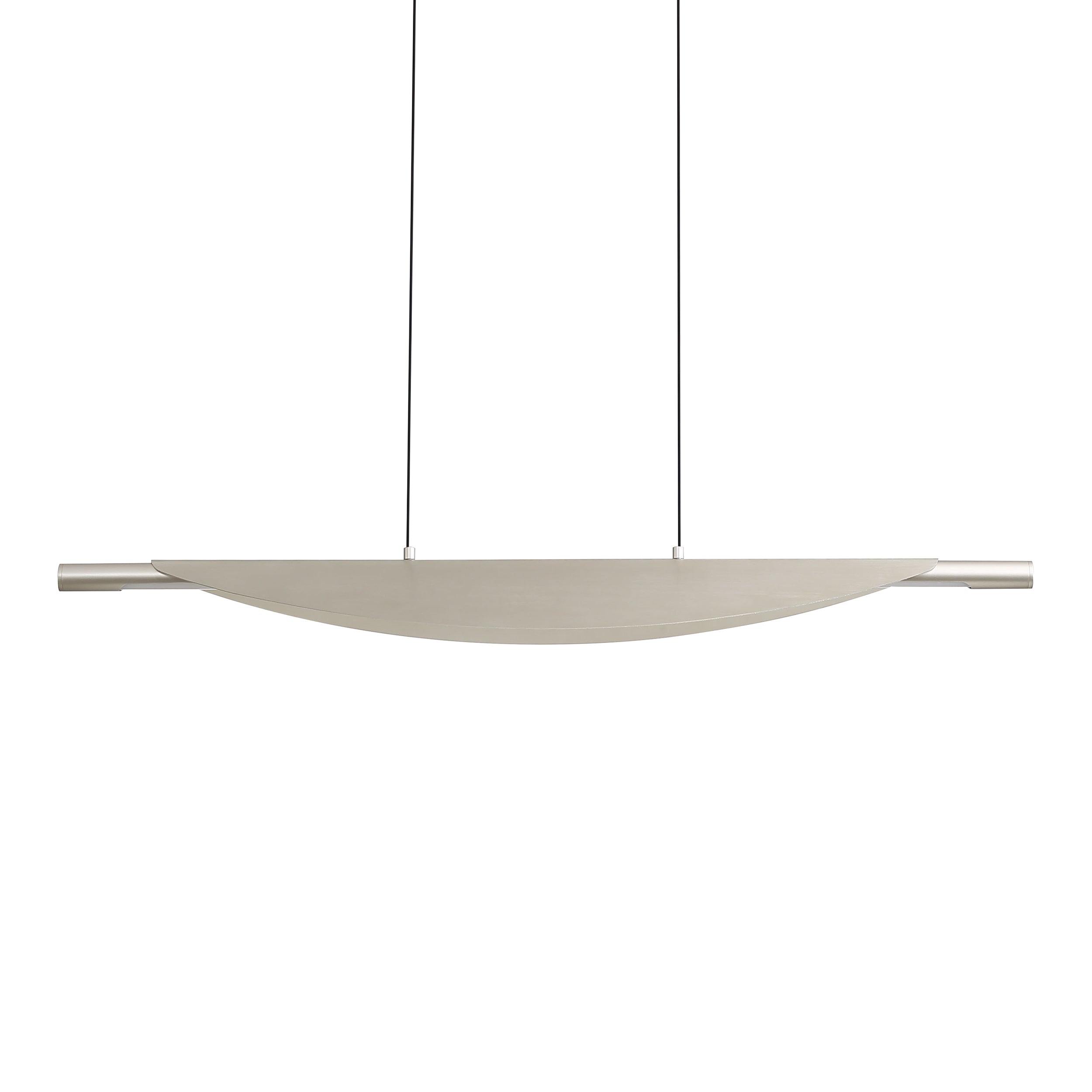 Yep by Golden Lighting Luma Integrated LED Island Light in Sand Nickel - - Golden Lighting