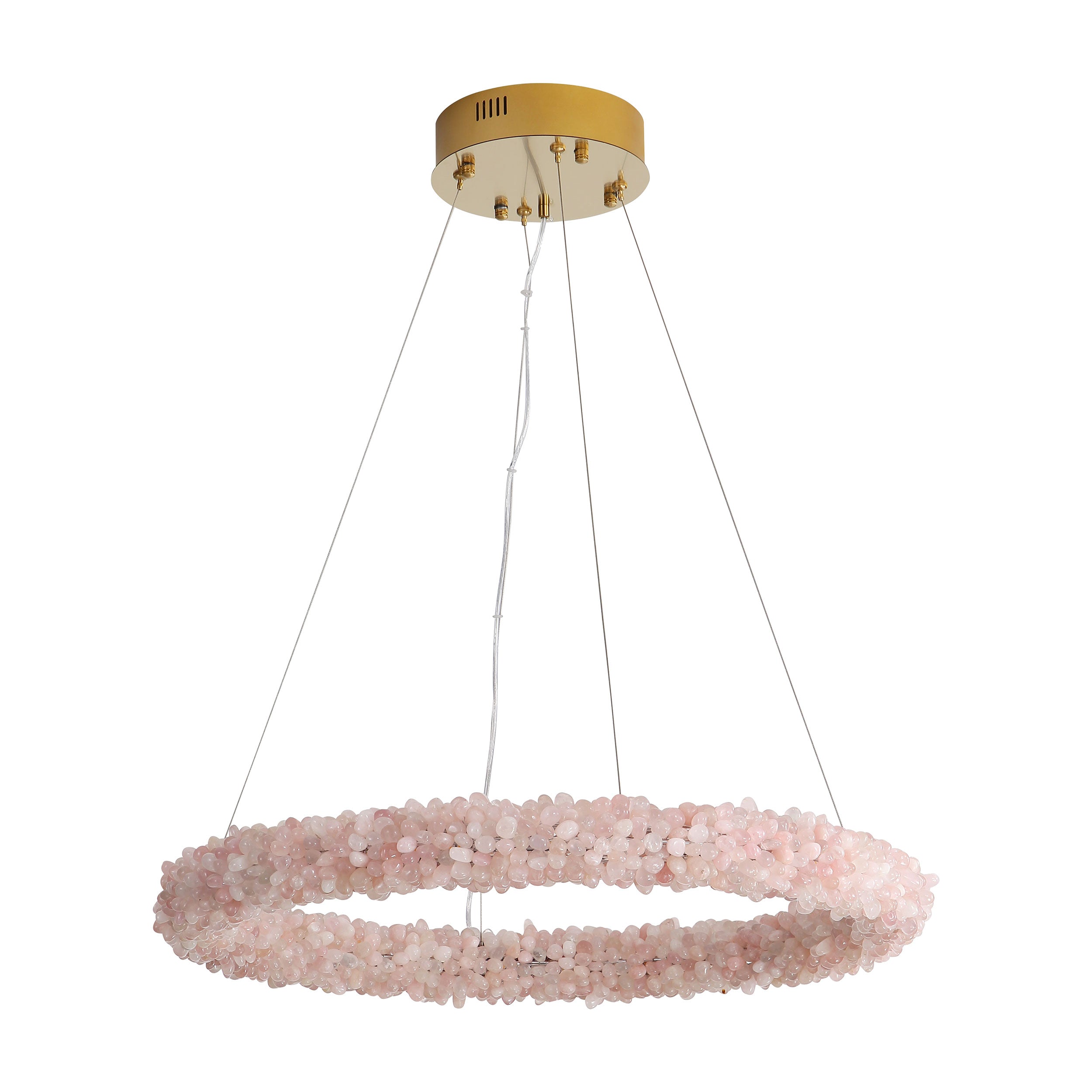 Corallo 22" LED Chandelier in Coral - Default Title - Golden Lighting