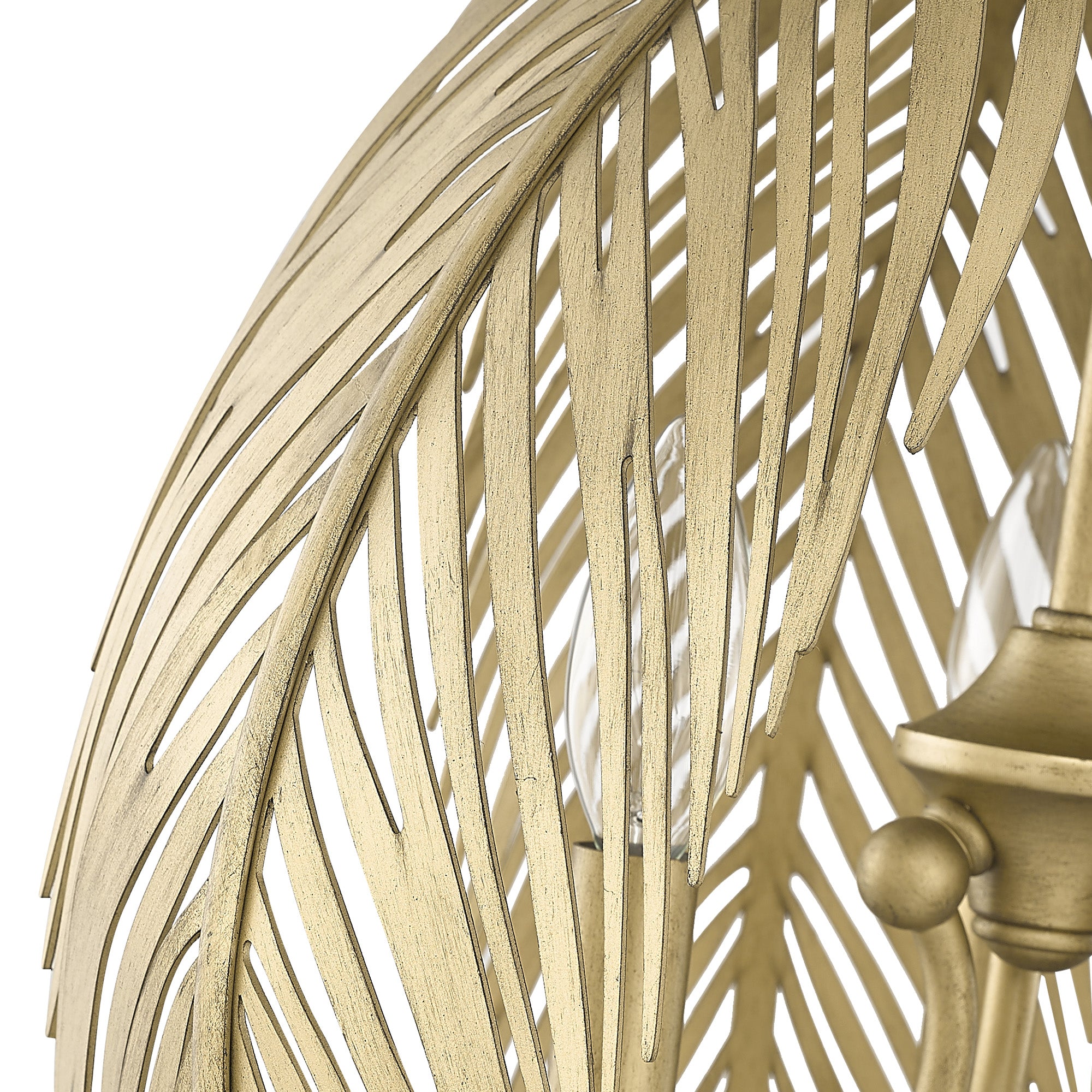 Golden Lighting Cay 3-light Pendant in Vintage Fired Gold - - Golden Lighting