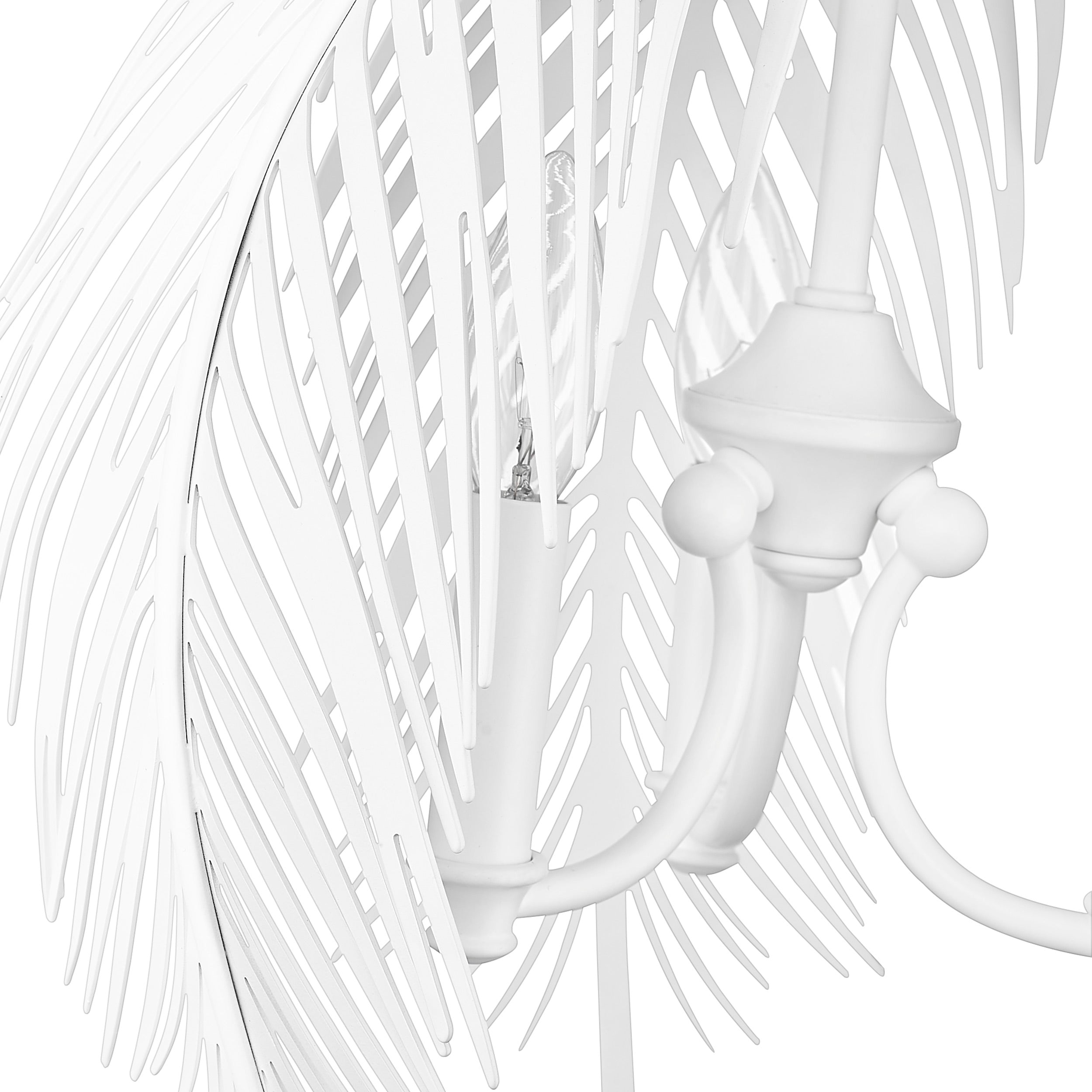 Golden Lighting Cay 3-light Pendant in Matte White - - Golden Lighting