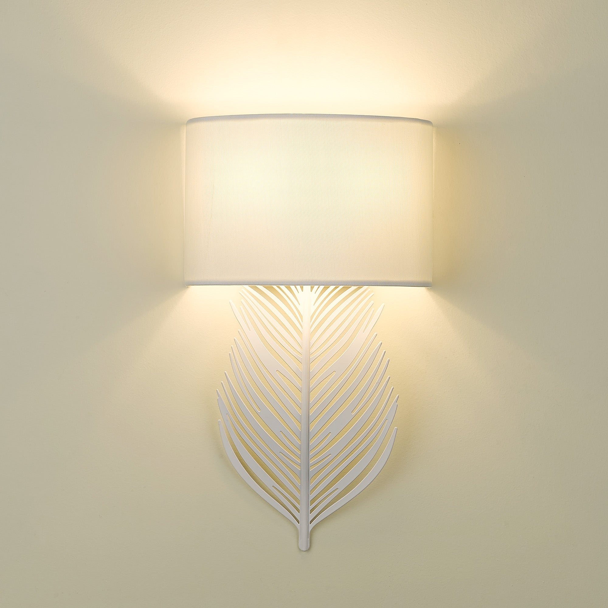Golden Lighting Cay 2-light Wall Sconce in Matte White - - Golden Lighting