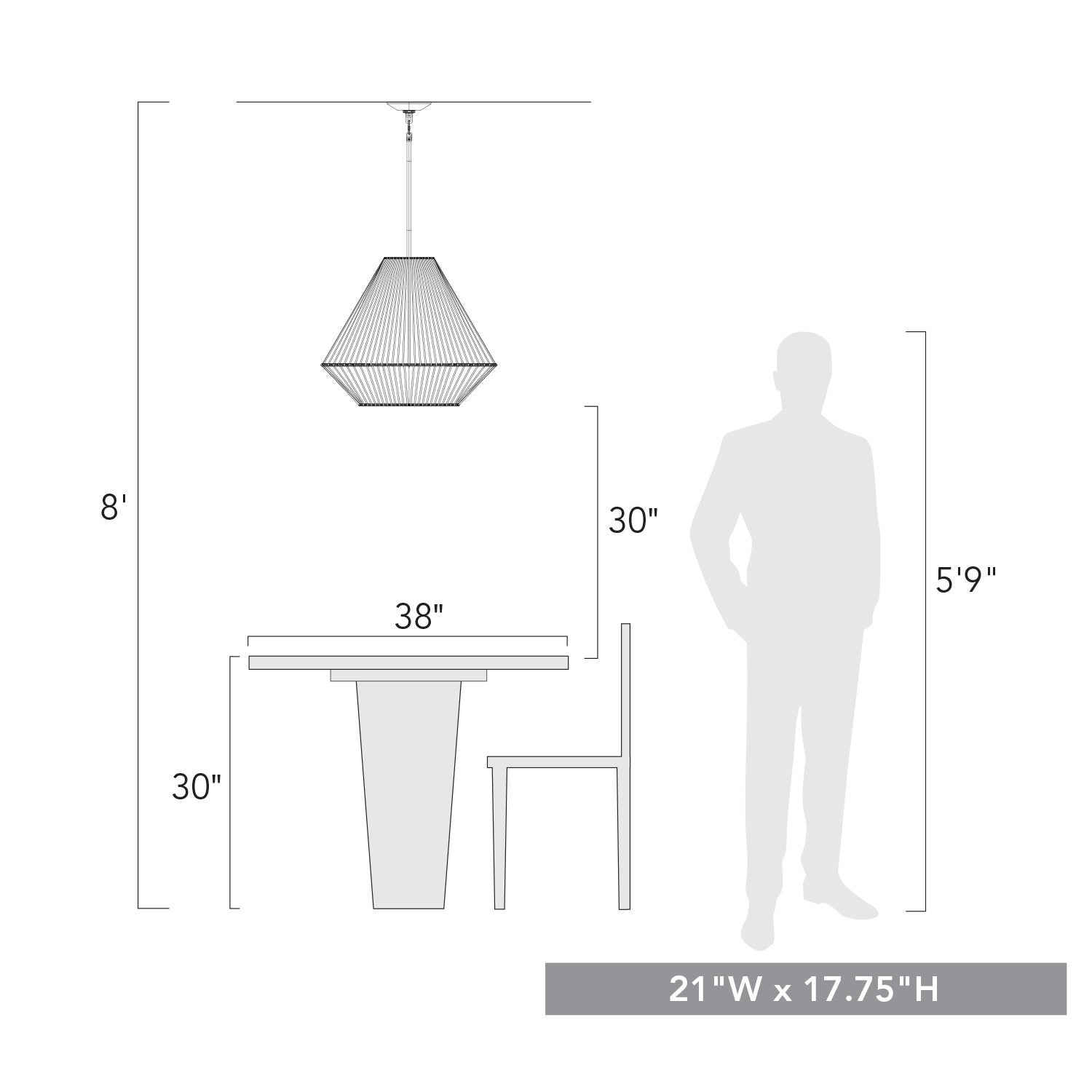 Golden Lighting Valentina 4-light Pendant in Matte Black and Natural Raphia Rope shade - - Golden Lighting