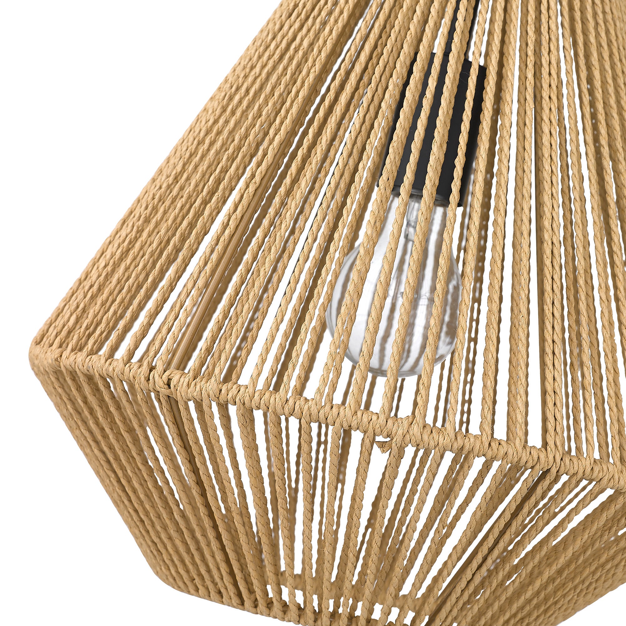 Golden Lighting Valentina 1-light Pendant in Matte Black - - Golden Lighting