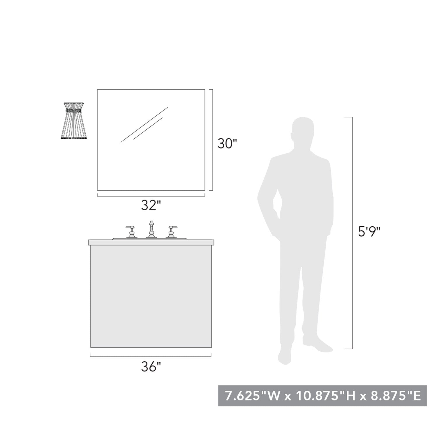 Golden Lighting Avon 1-light Wall Sconce in Matte Black - - Golden Lighting