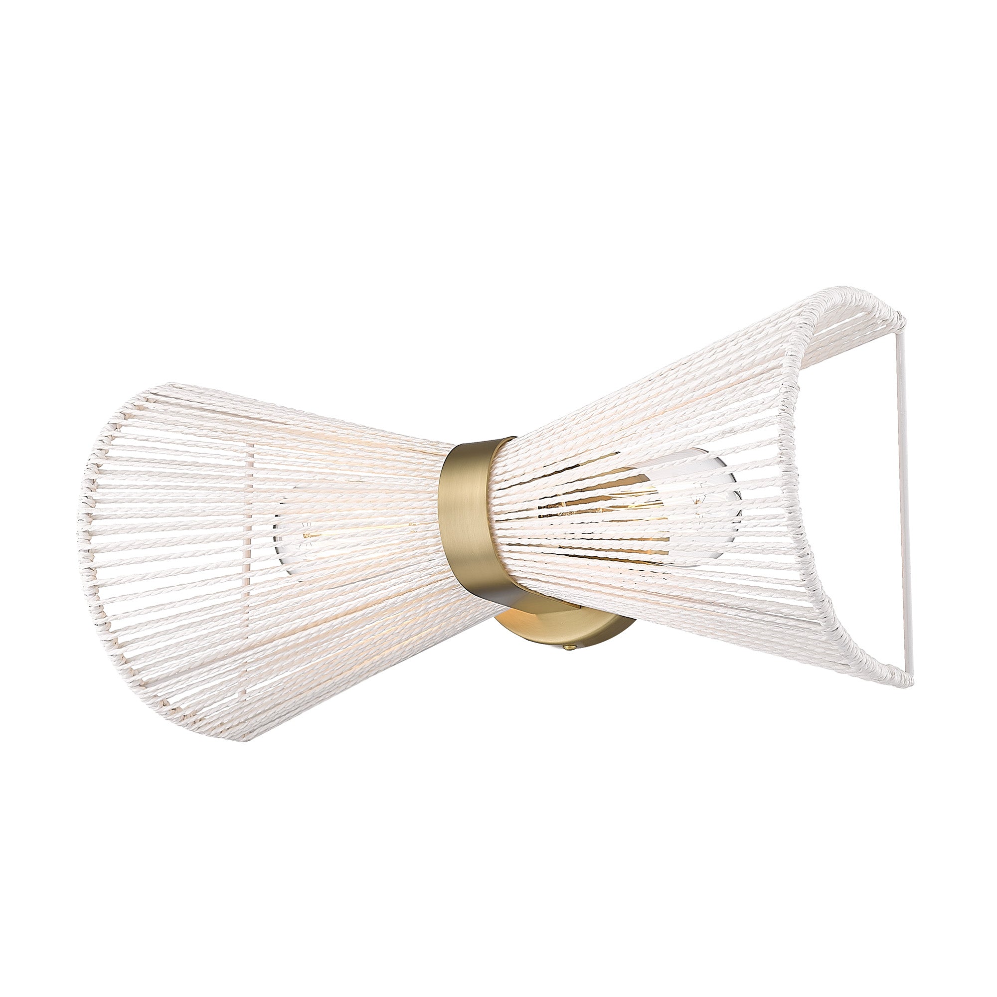 Golden Lighting Avon 2-light Wall Sconce in Brushed Champagne Brass