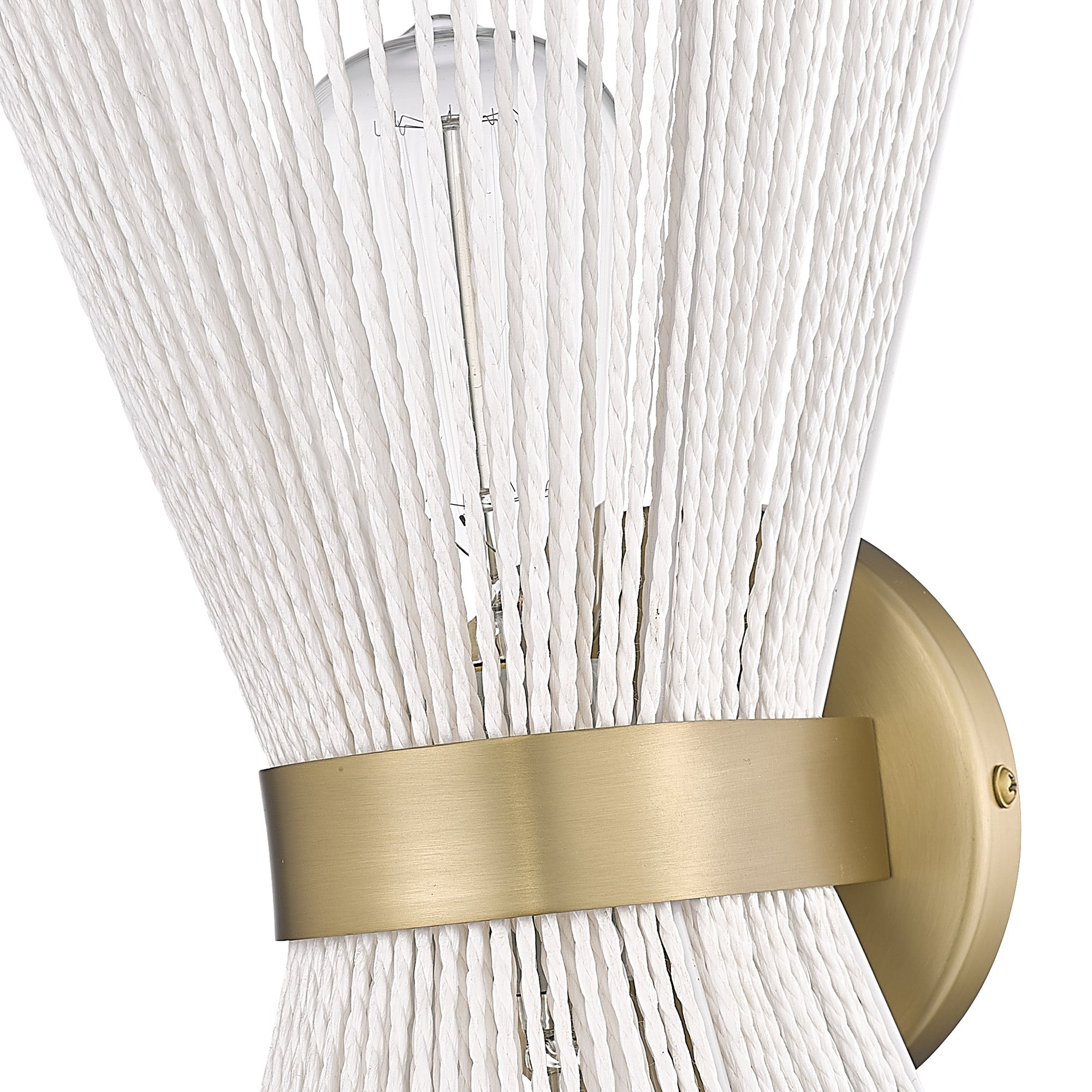 Golden Lighting Avon 2-light Wall Sconce in Brushed Champagne Brass